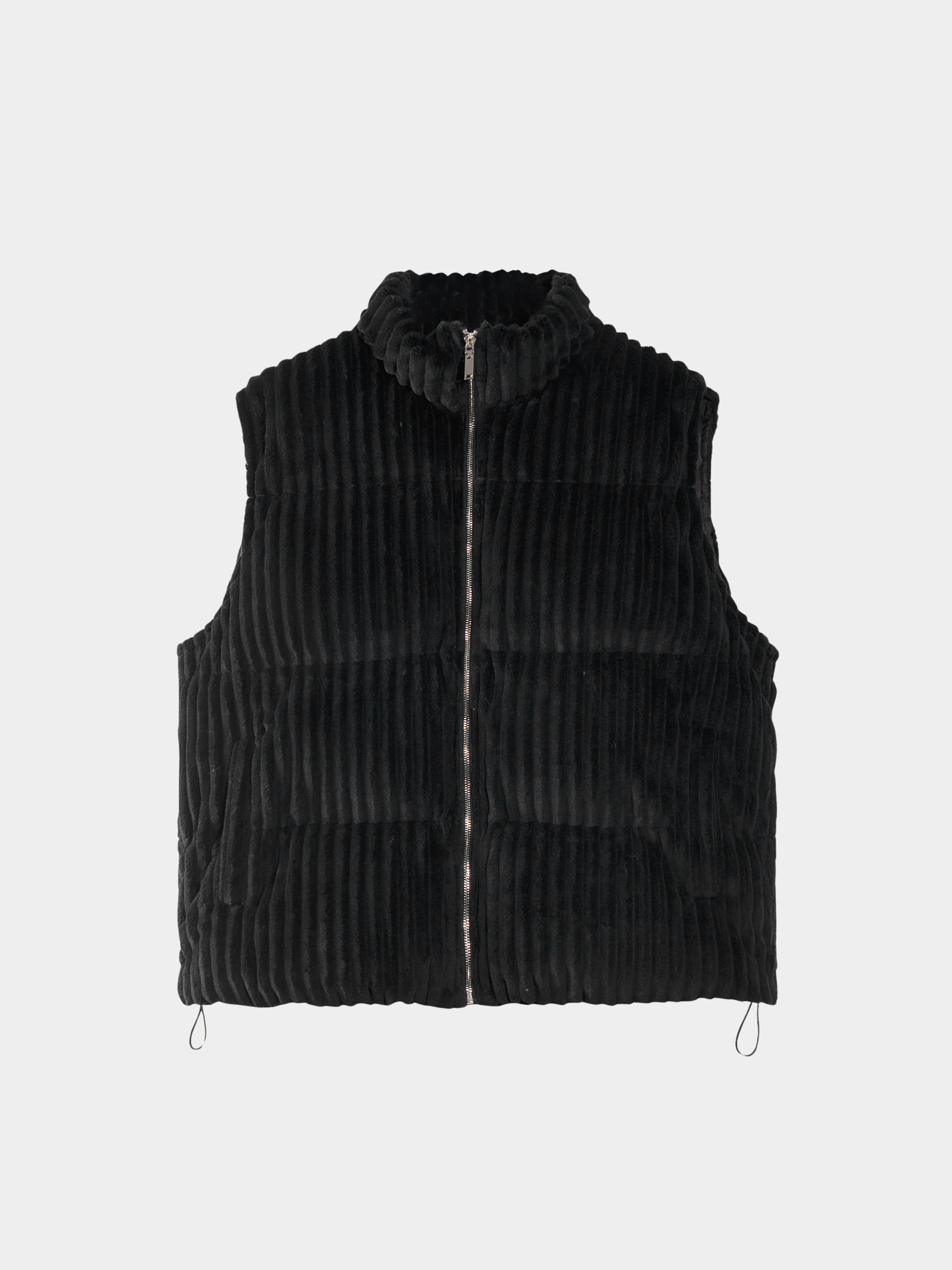 Ember - Unisex Corduroy Stand-Collar Padded Vest