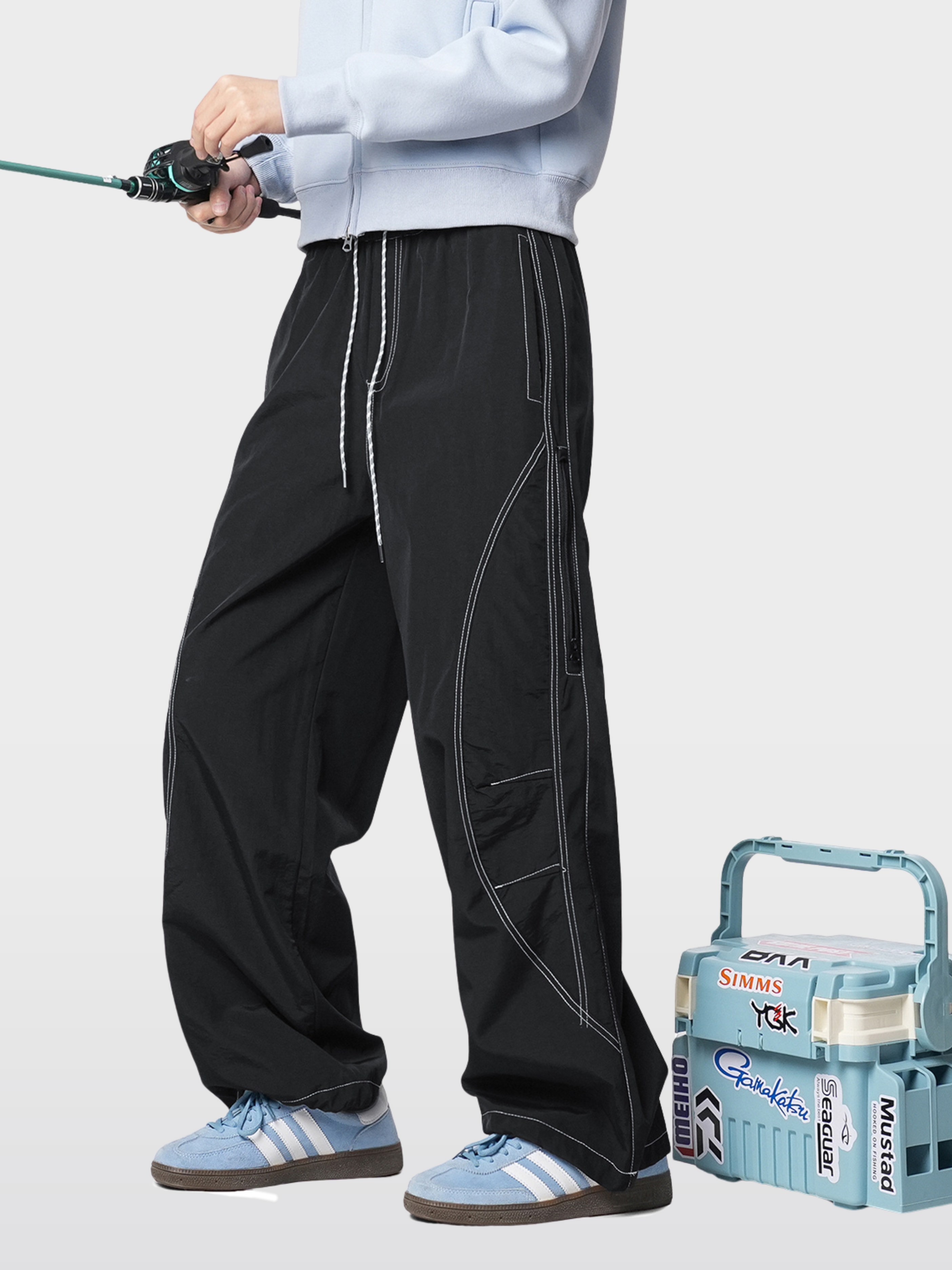 Stormpeak - Unisex Wide-Leg Casual Straight Pants