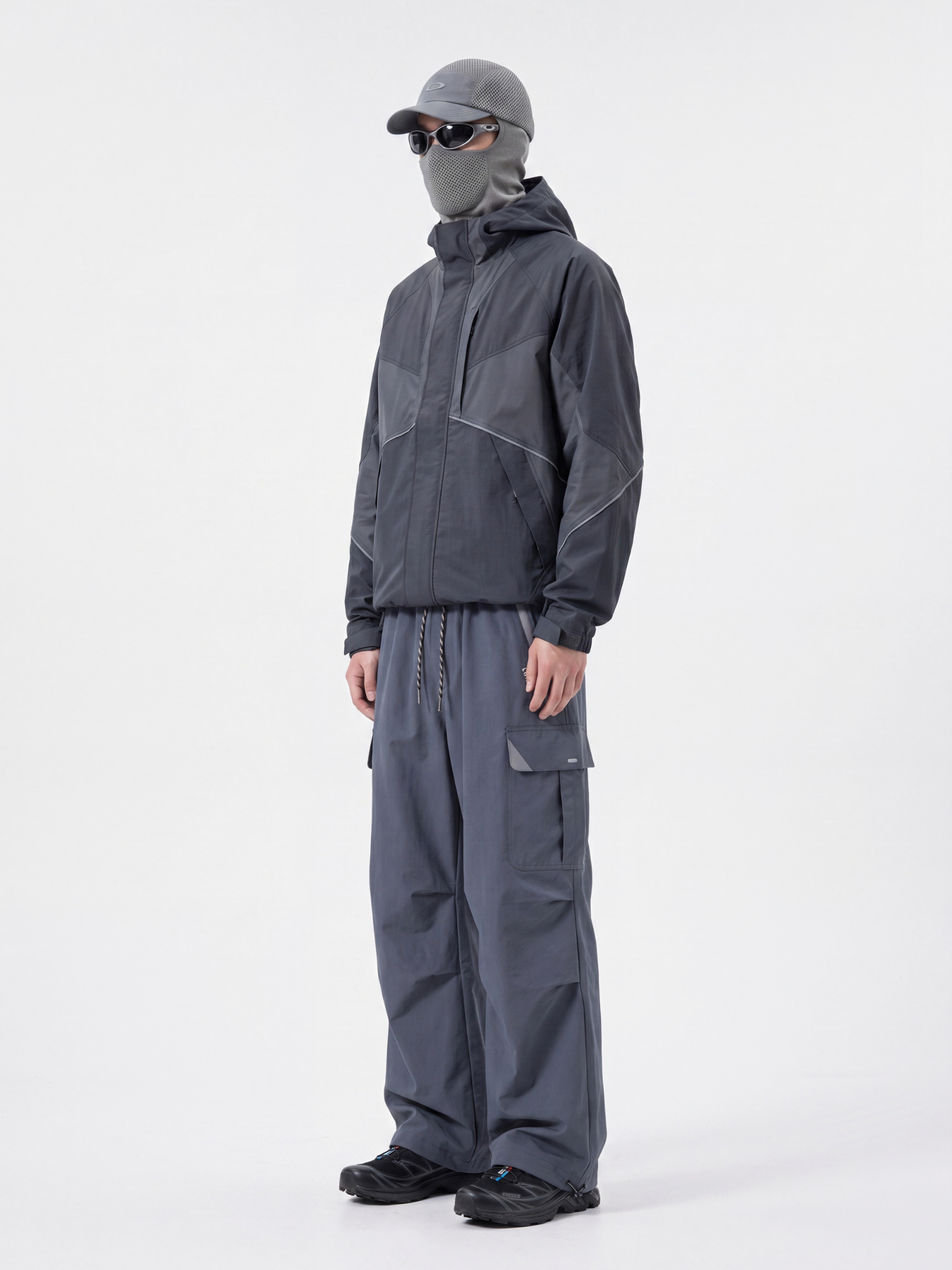 GloomVeil - Unisex Water-Repellent Lightweight Cargo Shell Pants