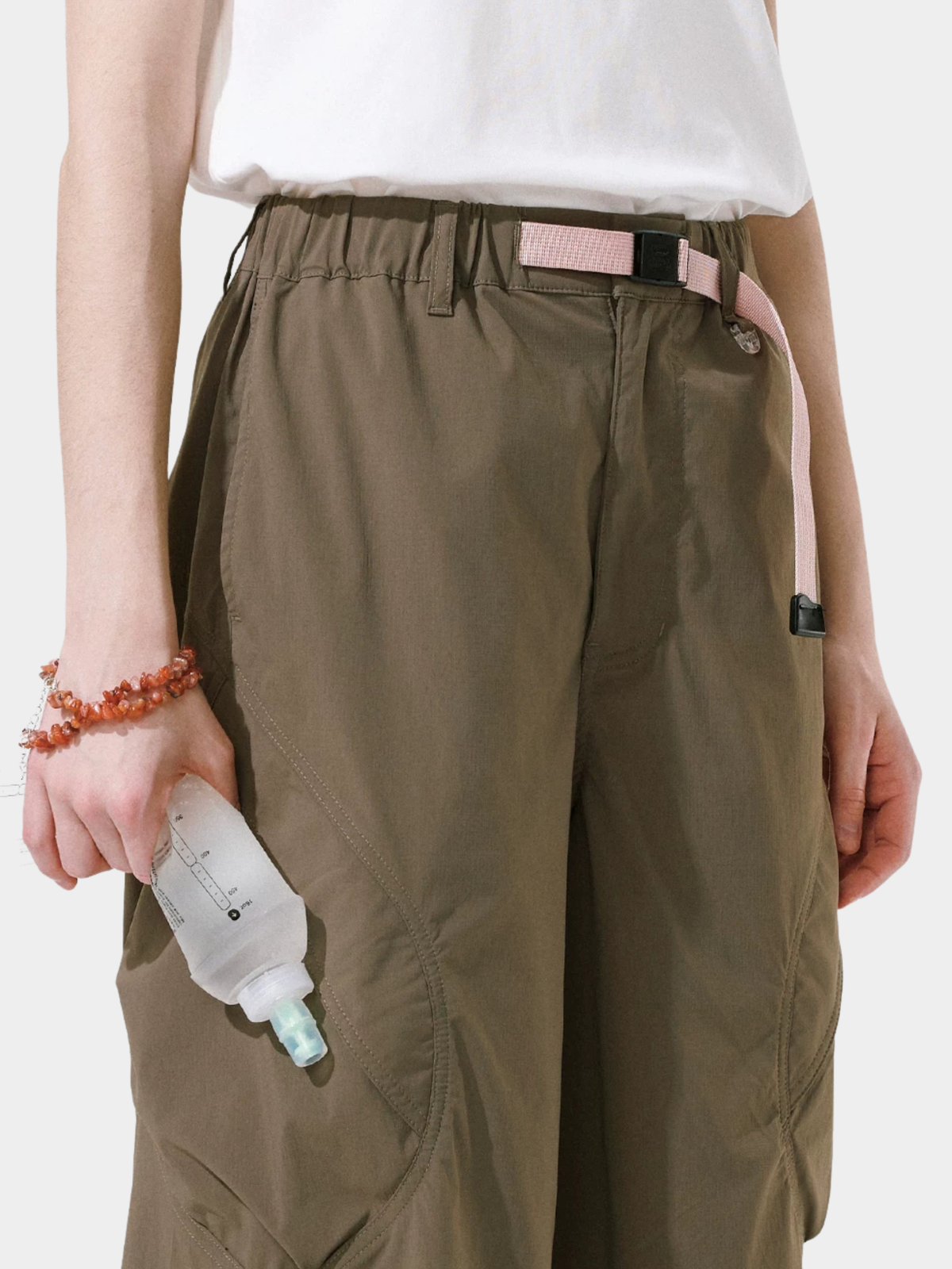 FoldDraw - Unisex Quick-Dry Adjustable Pleated Lightweight Cropped Pants