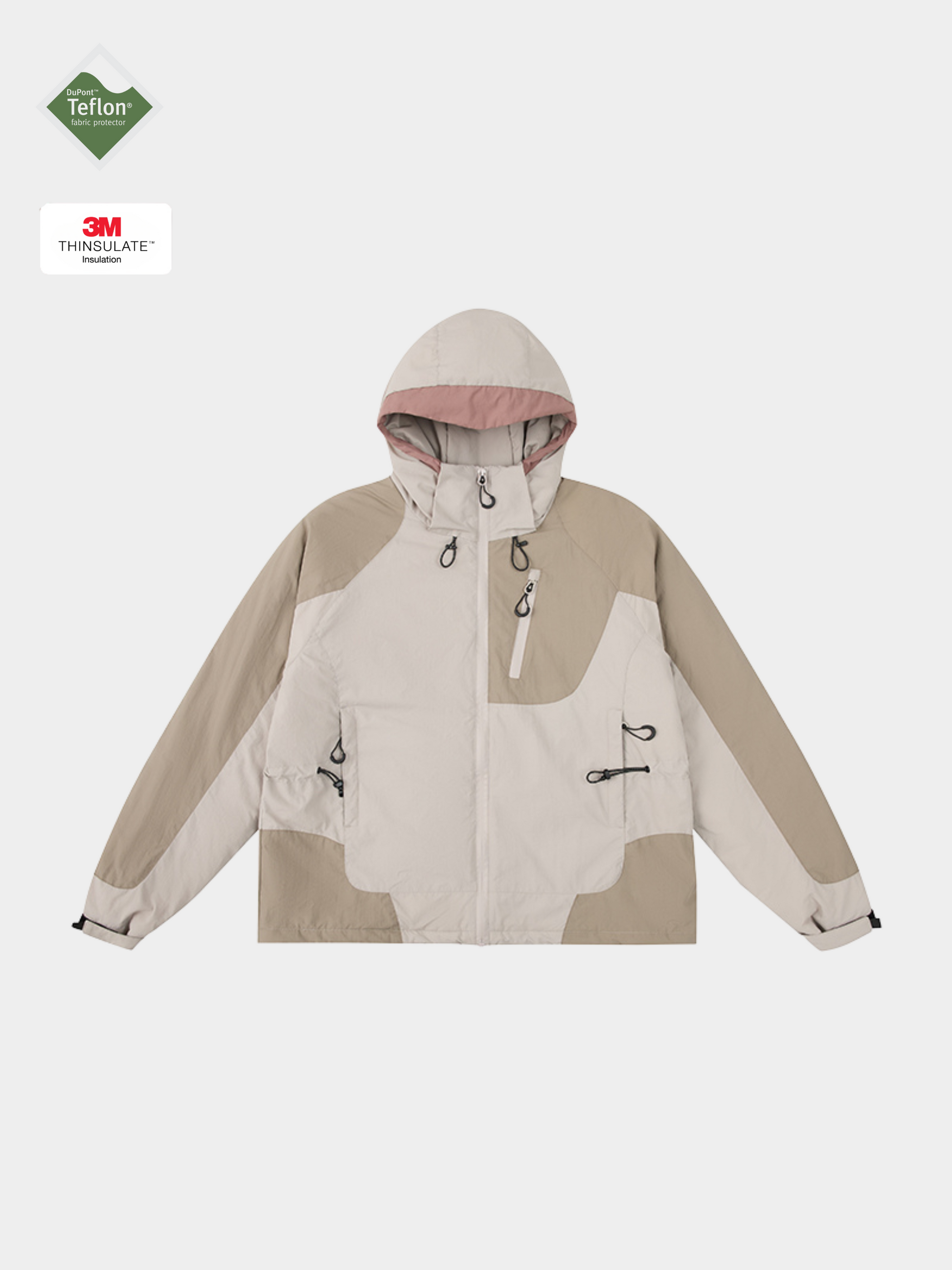 AshLife - Unisex Teflon Waterproof Windproof Insulated Jacket GONGGAR SPORTS