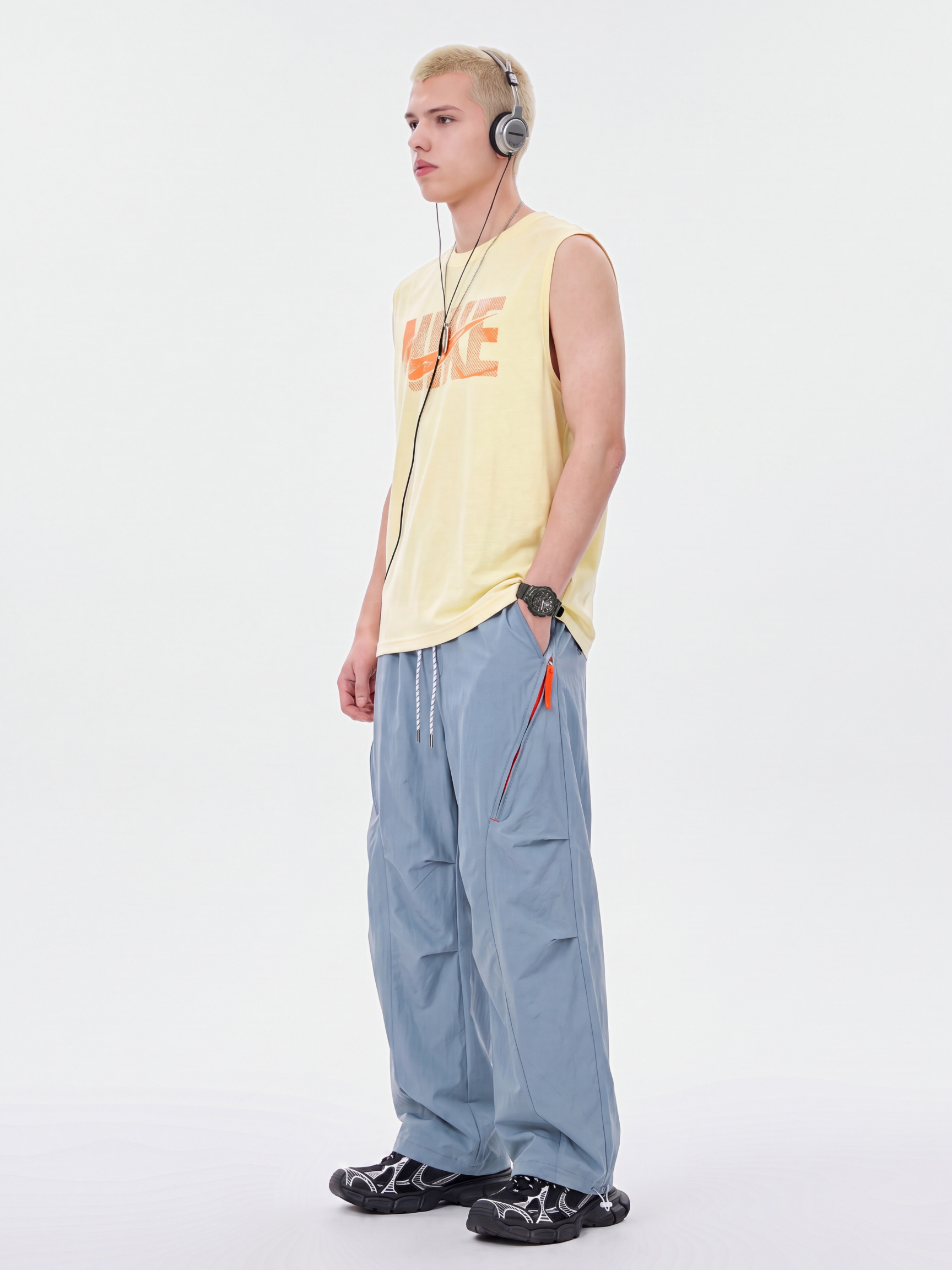 Rampart - Contrast Zip Water-Repellent Lightweight Pants