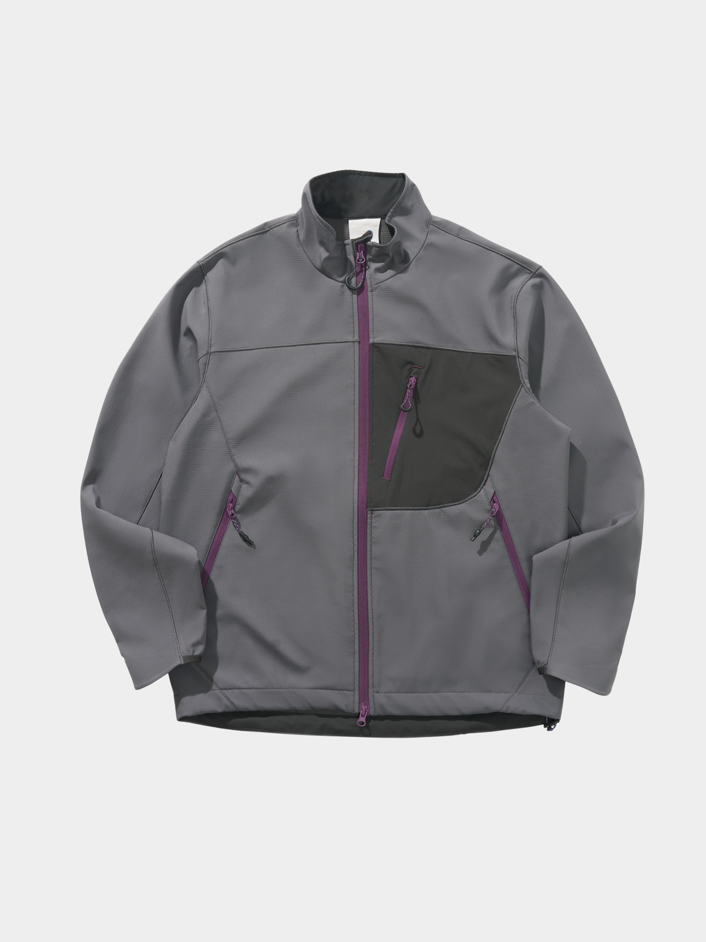 Driftcore - Unisex Colorblock Zip-Up Stand Collar Jacket