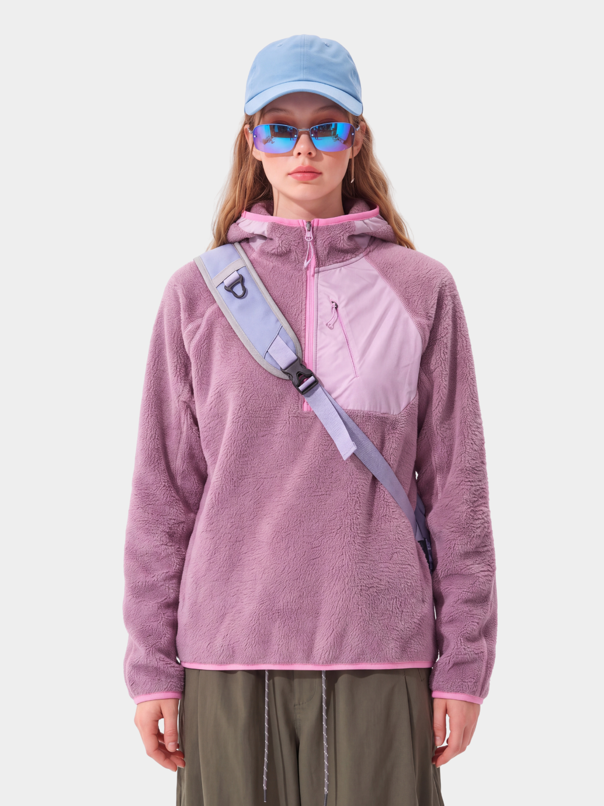 LiteDrift - Unisex Lightweight Textured Fleece Hooded Sweatshirt