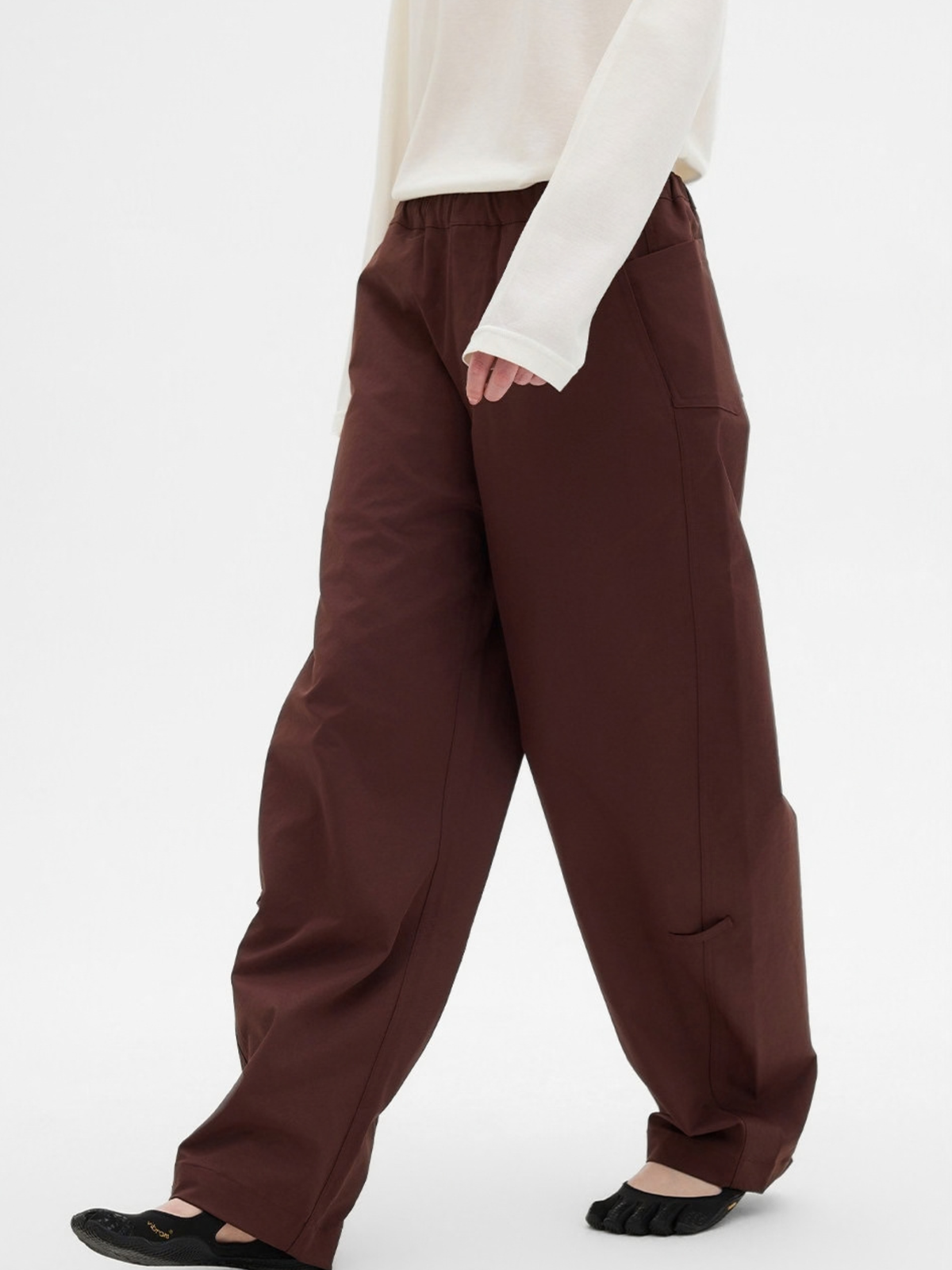RiseDrift - Unisex Wrinkle-Resistant High-Waist Curved-Leg Pants