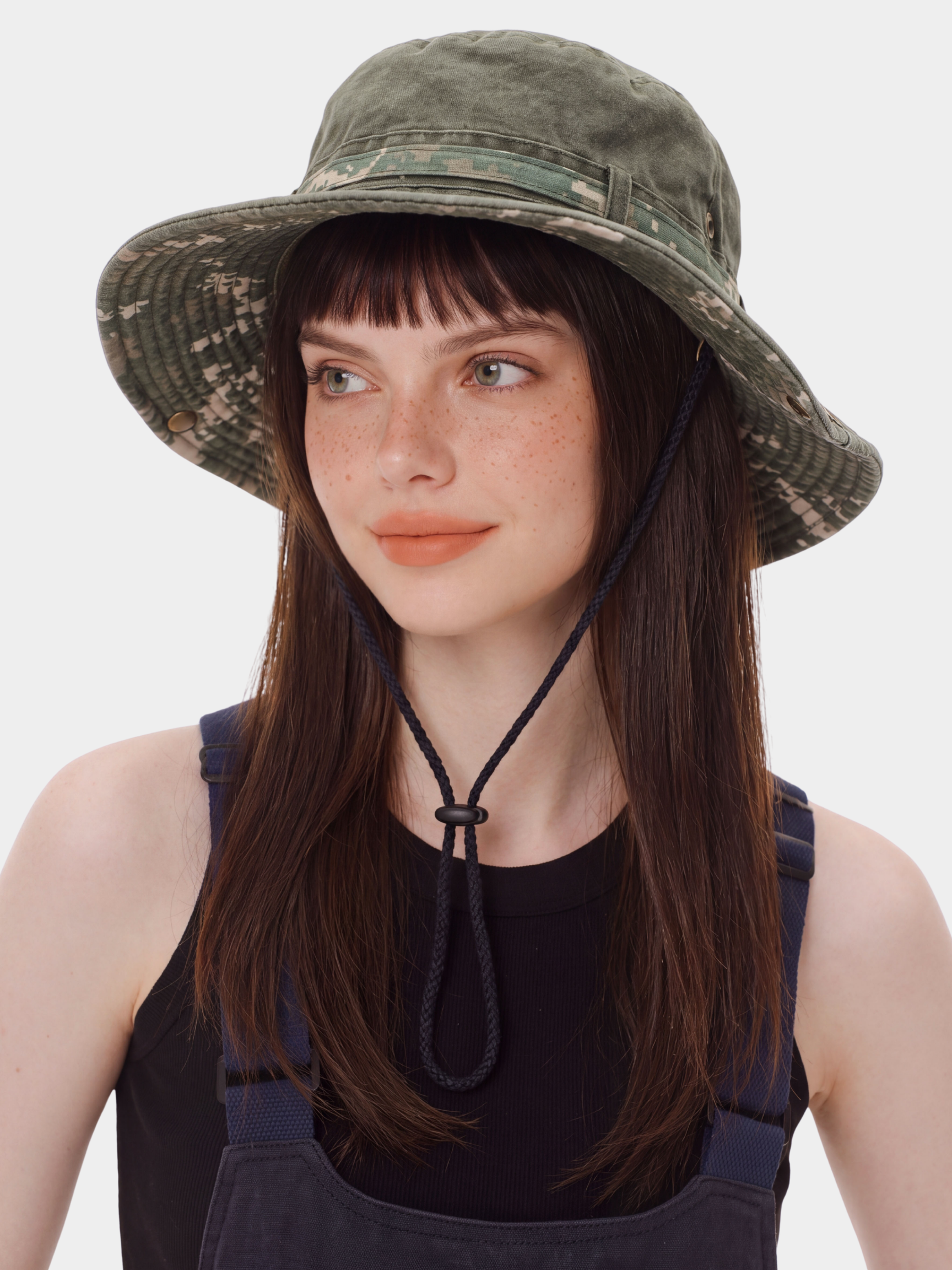 FadeCam - UPF50+ Protection Washed Camouflage Sun Bucket Hat