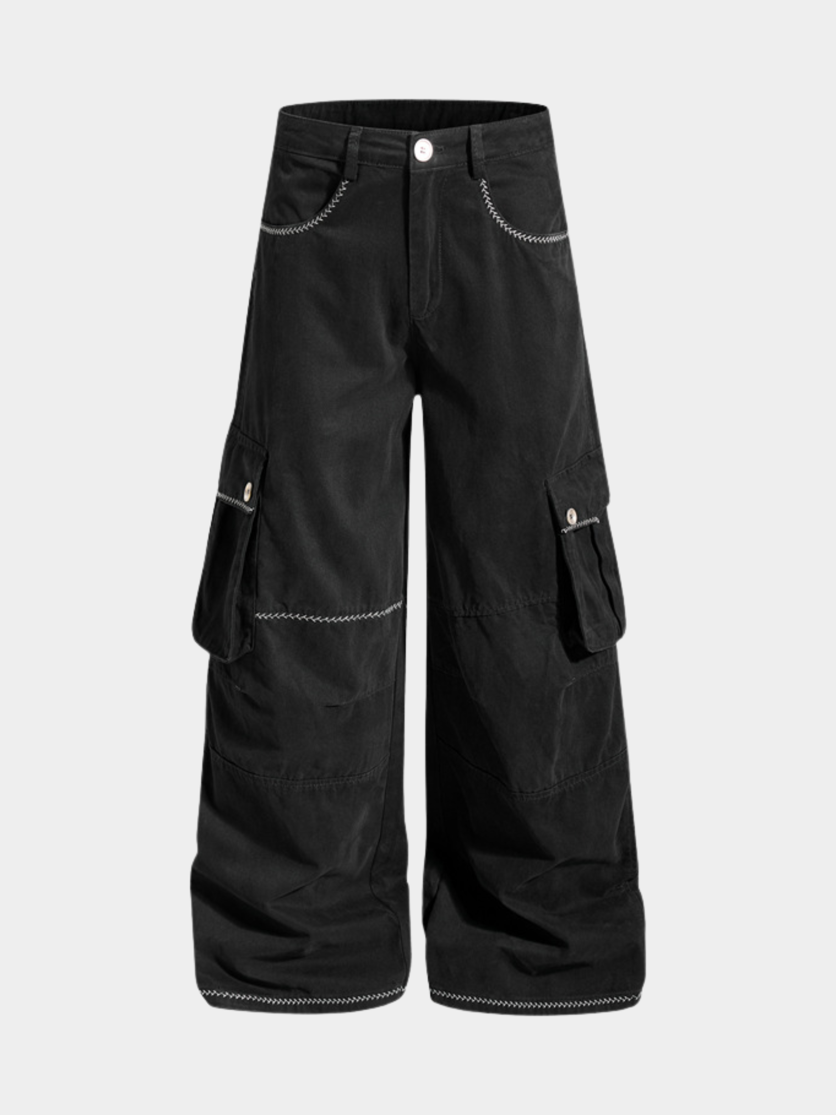 ThornView - Women's Multi-Pocket Washed Cargo Pants