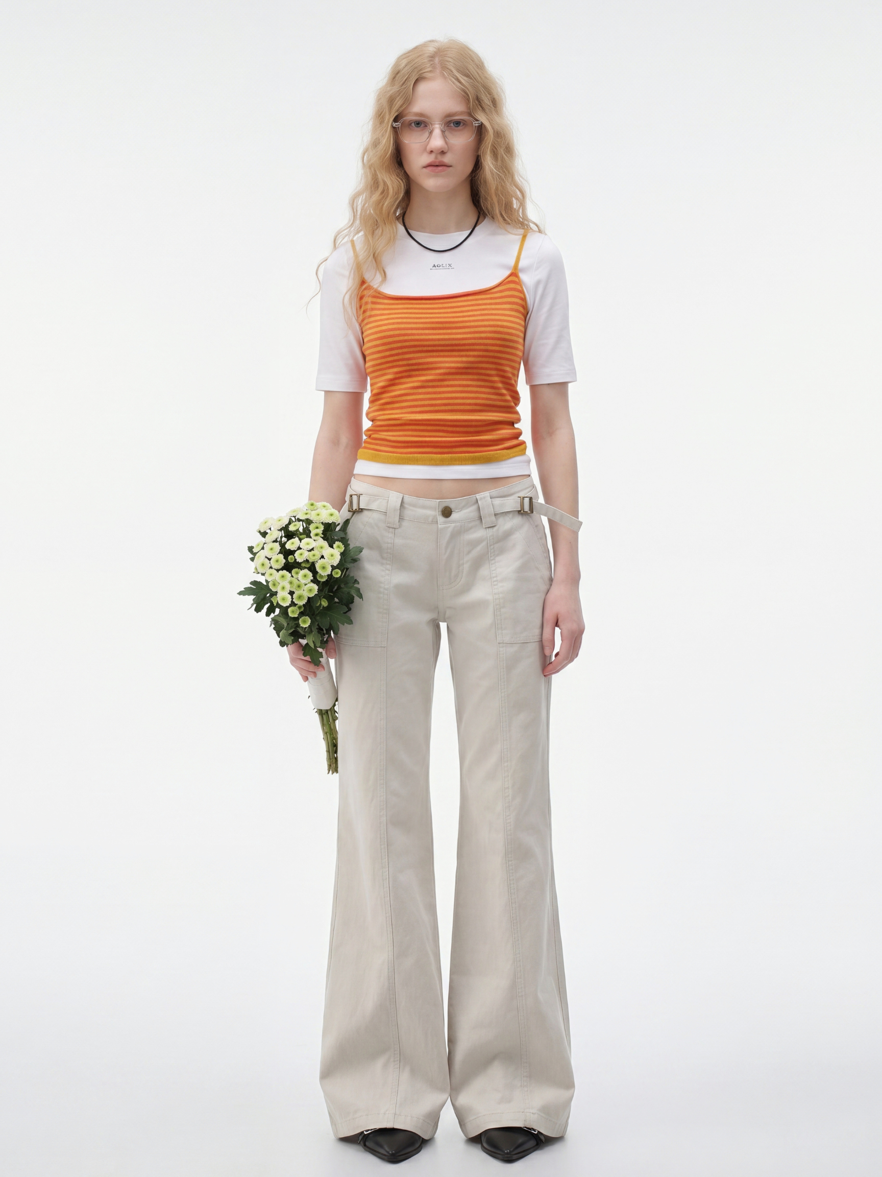 MistLull - Women's Low-Rise Flared Denim Jeans
