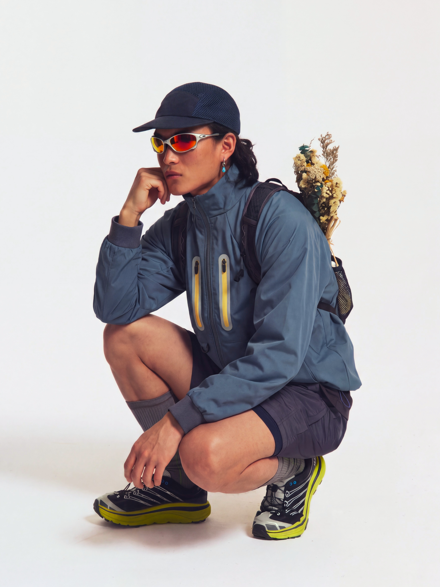 FlashSeam - Unisex Water-Repellent Color-Block Reflective Jacket