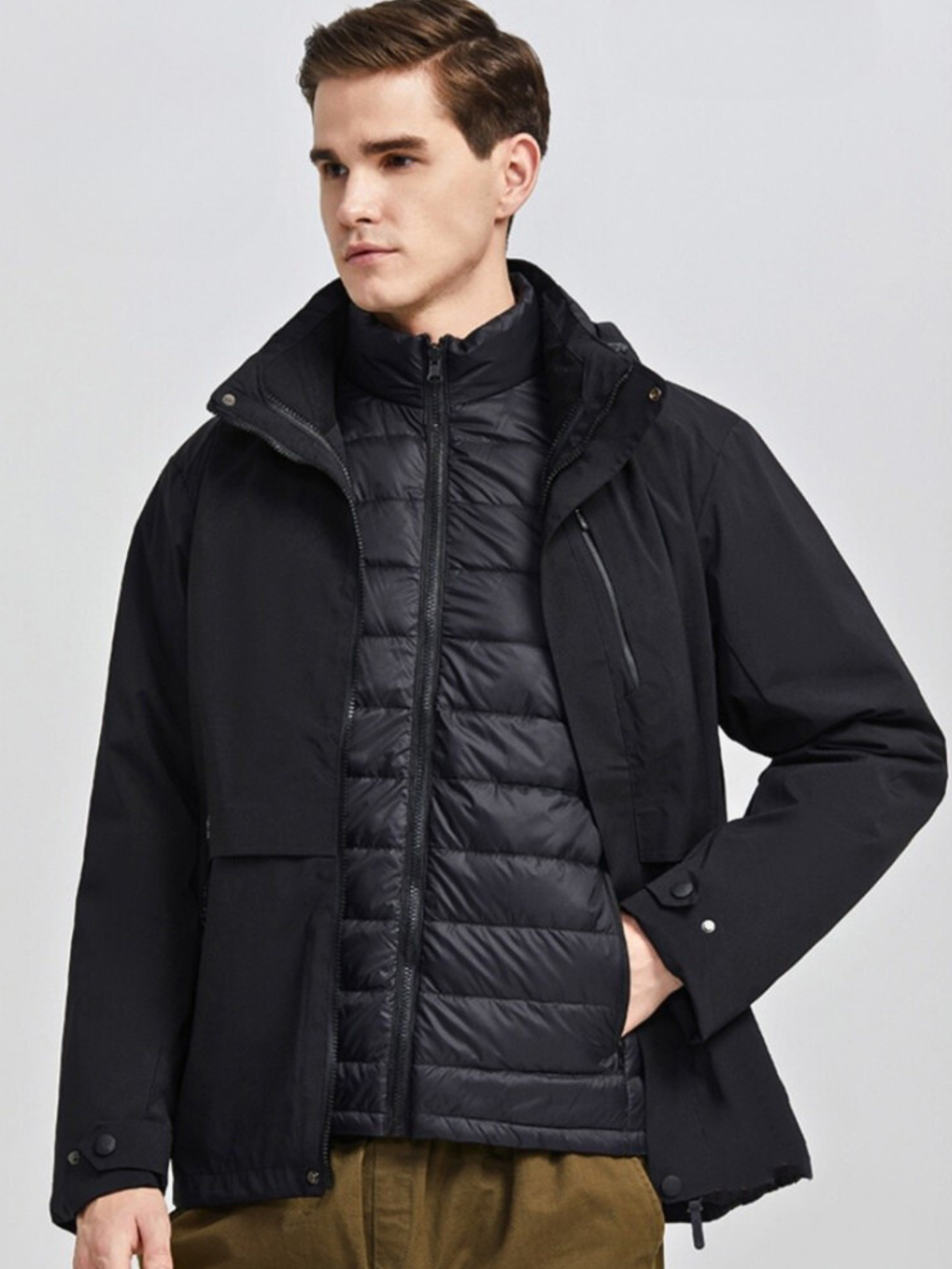 CanyonTop - Men's 3-in-1 Detachable Down Liner Hiking Jacket