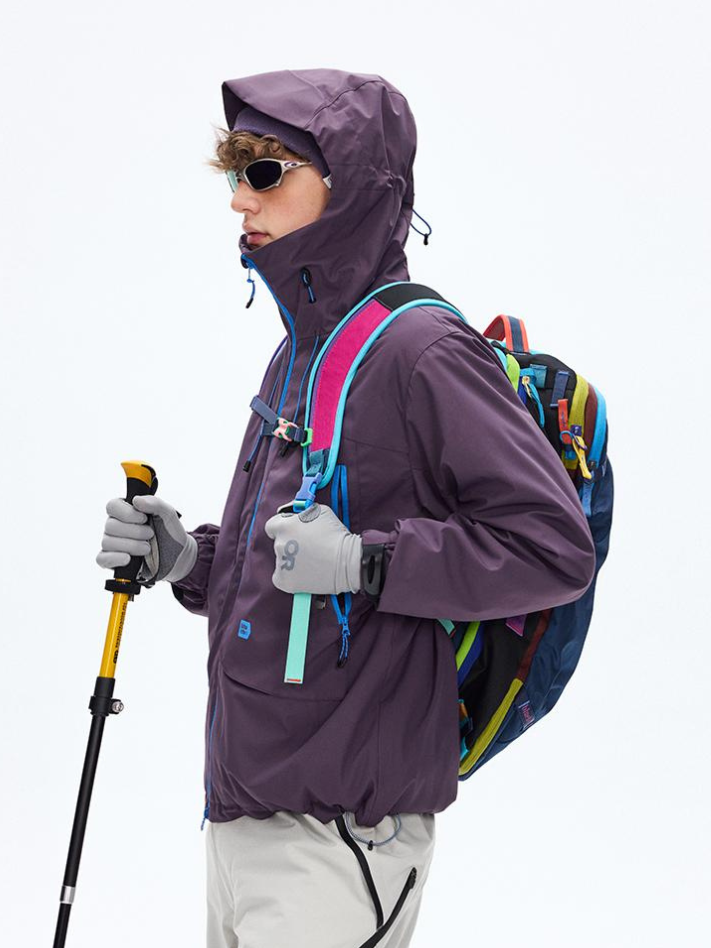 Emberpike - Color-Block Water-Repellent Adjustable Utility Jacket