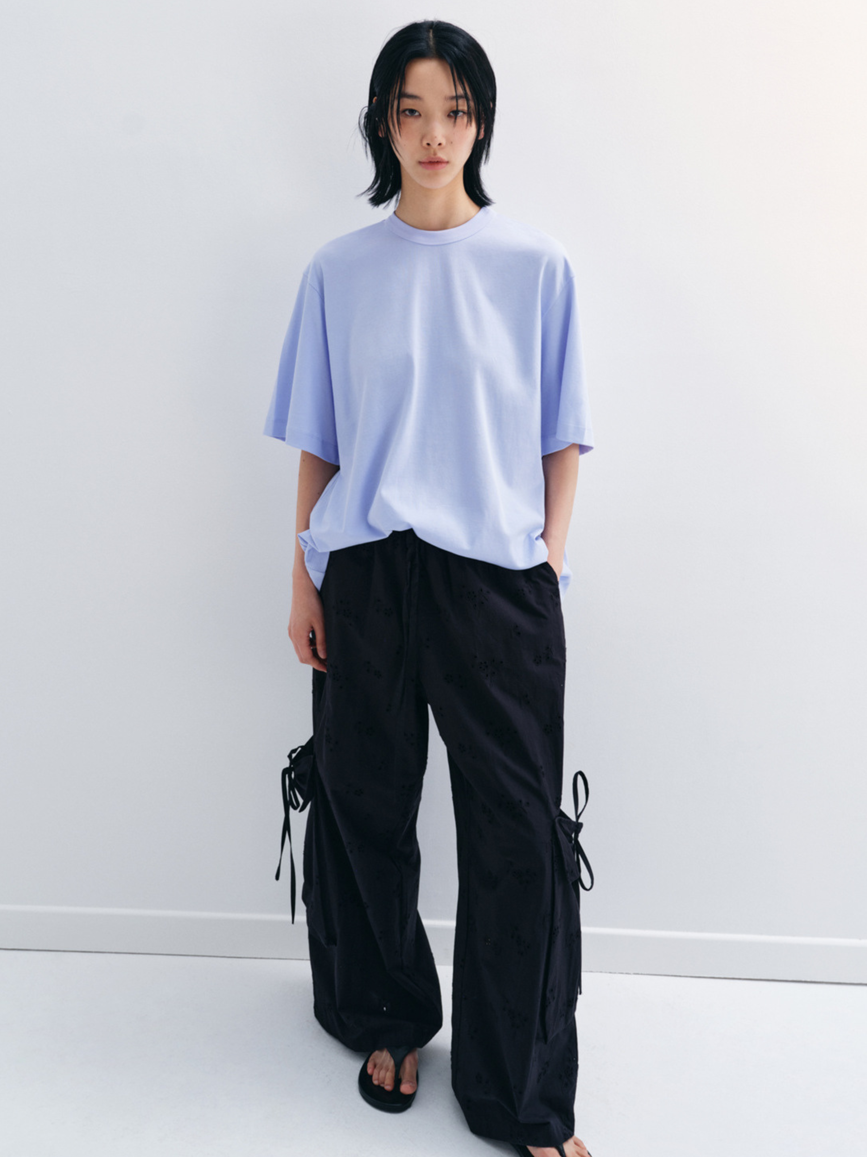 WolfLine - Women's Embroidered Cutout Breathable Cargo Pants