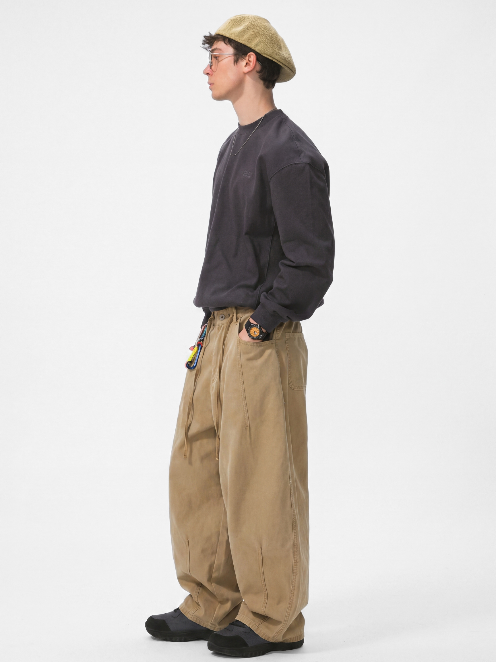 TrailStow - Drawstring Soft & Breathable Utility Wide-Leg Pants