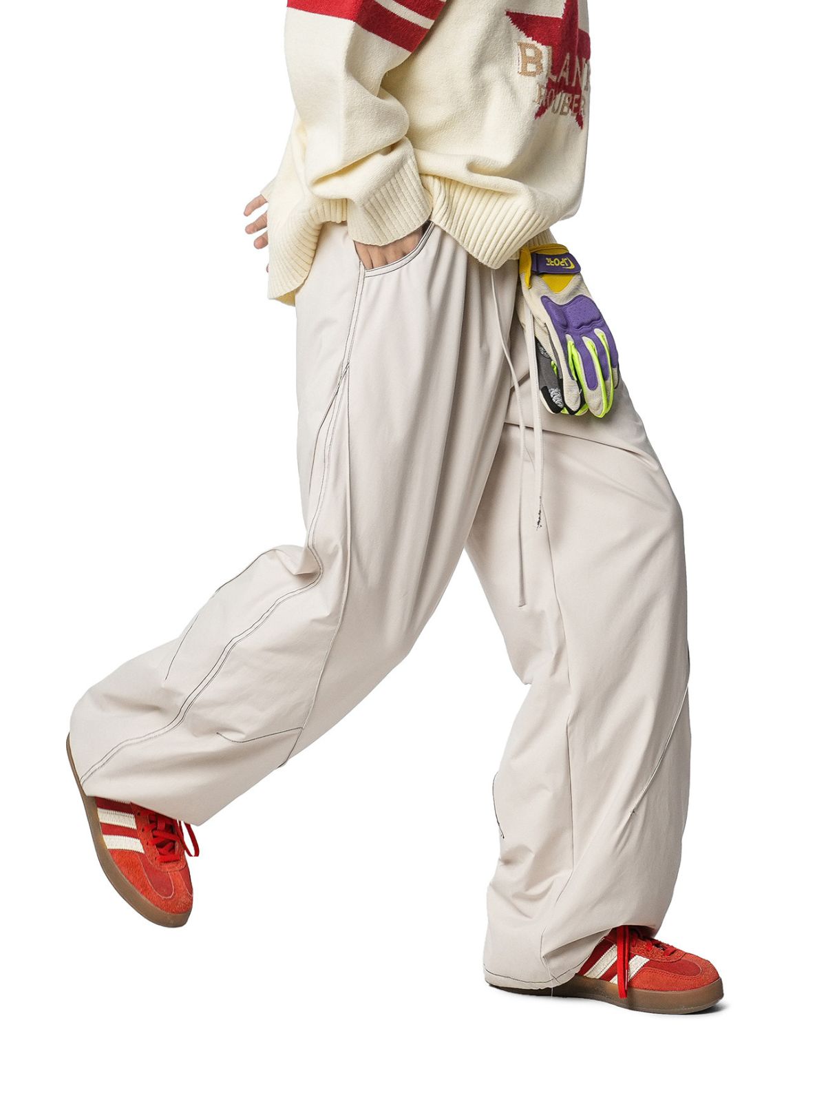 Cragstep - 90% Duck Down Deconstructed Straight-Leg Puffer Pants
