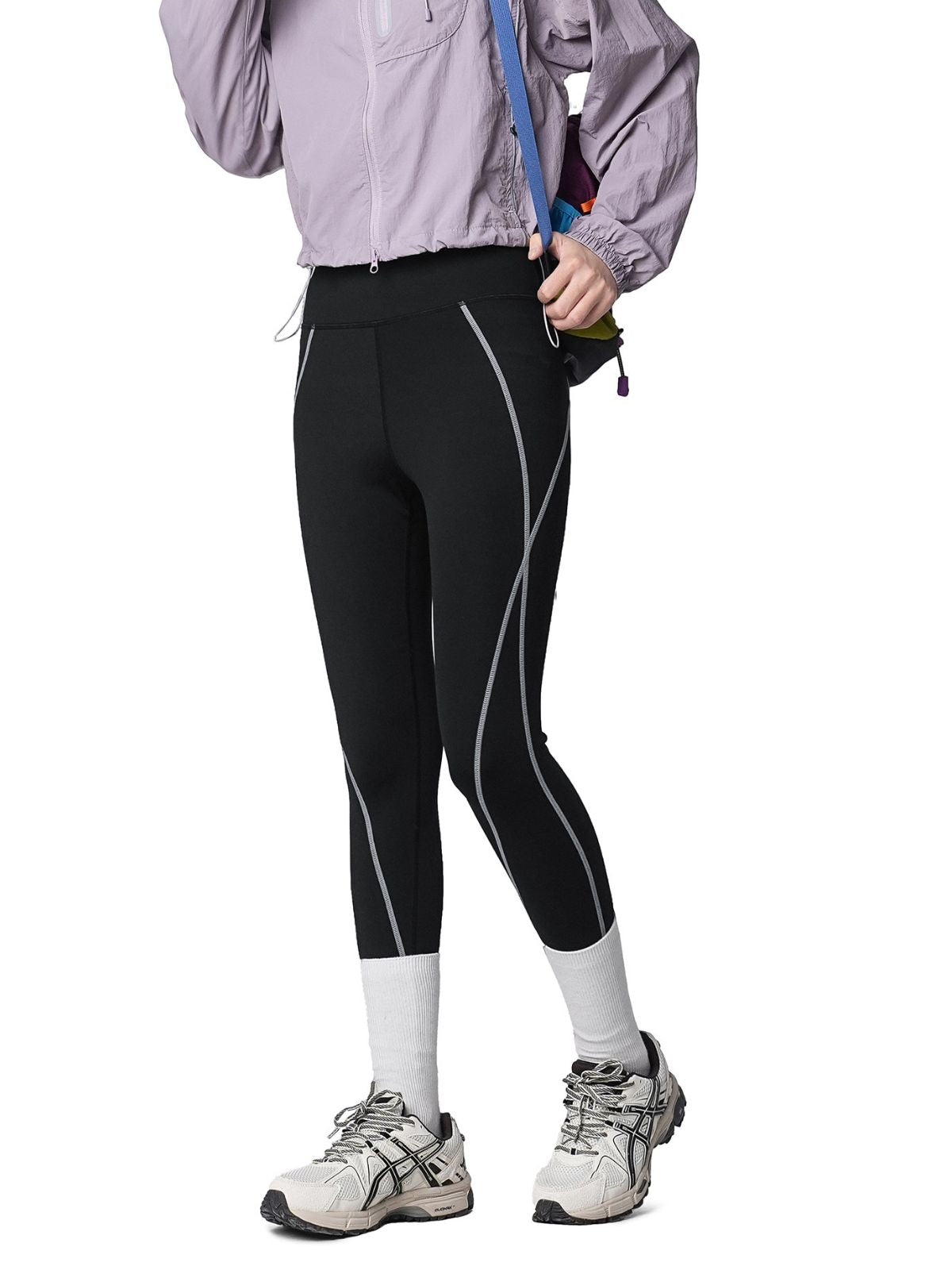 Valleytrek - Women's High-Waisted Stretch Sculpting Shark Leggings