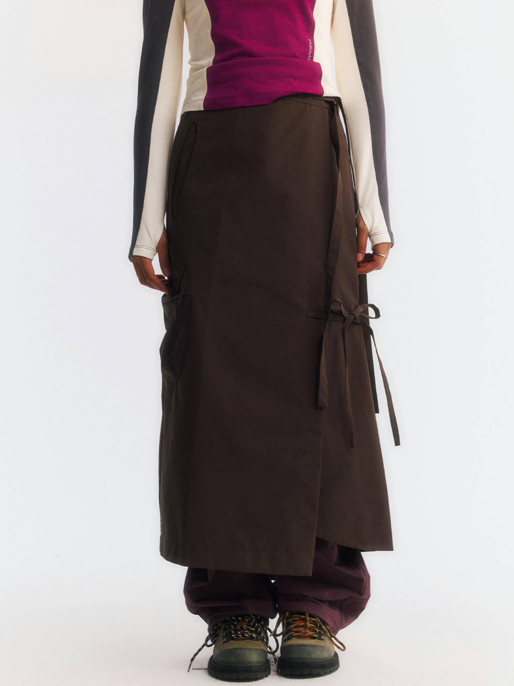 SpringMist - Women's Water-Repellent Durable A-Line Midi Skirt