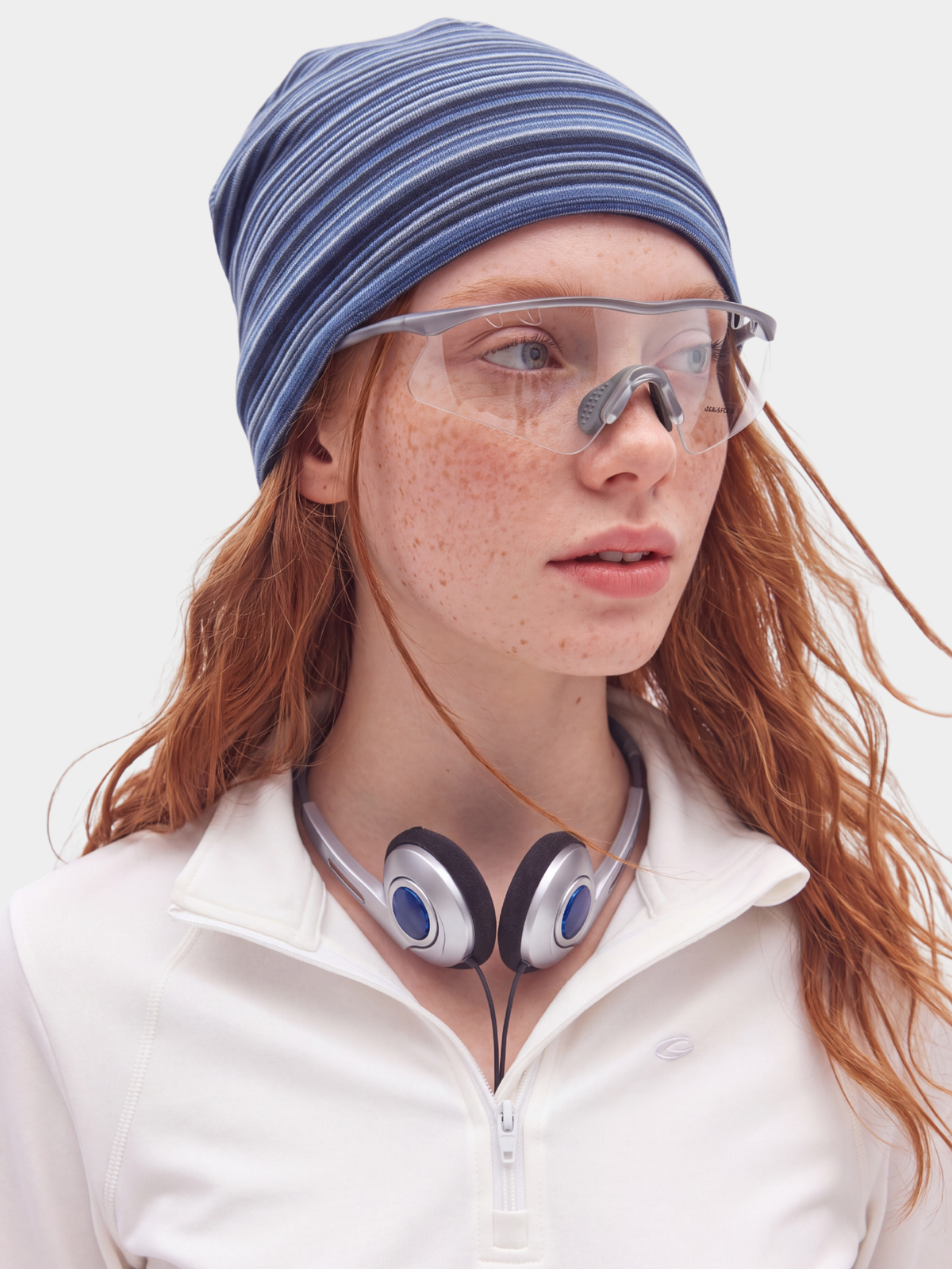 FrameDrift - Half-Rim UV Protection Photochromic Sunglasses
