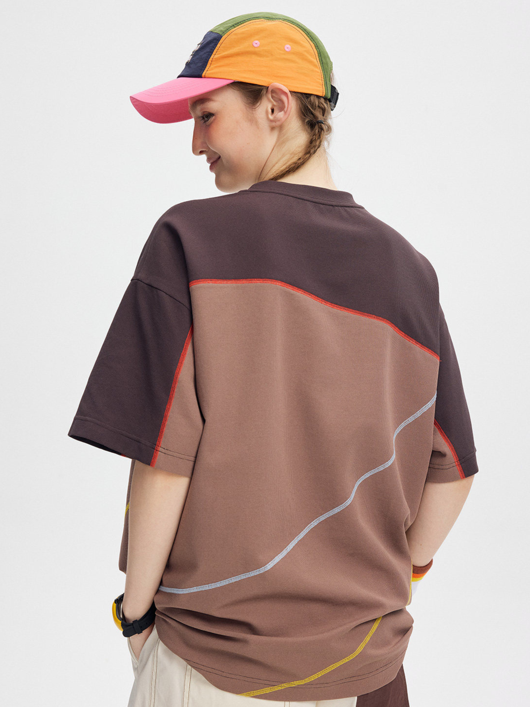 SwiftMove - Women's Quick-Dry Contrast Panel Performance T-Shirt