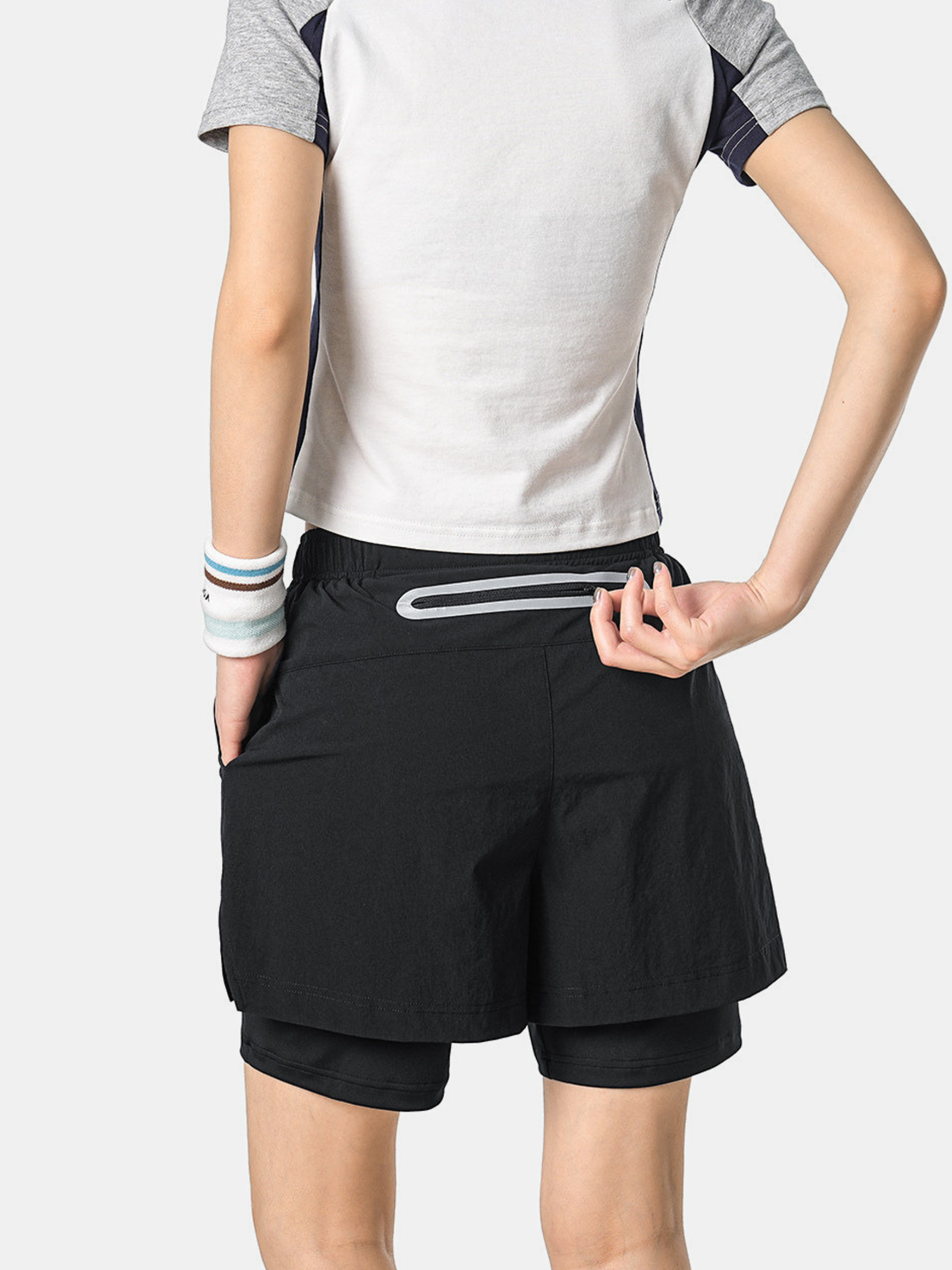 StillBay - Unisex 2-in-1 Ripstop Lightweight Athletic Shorts