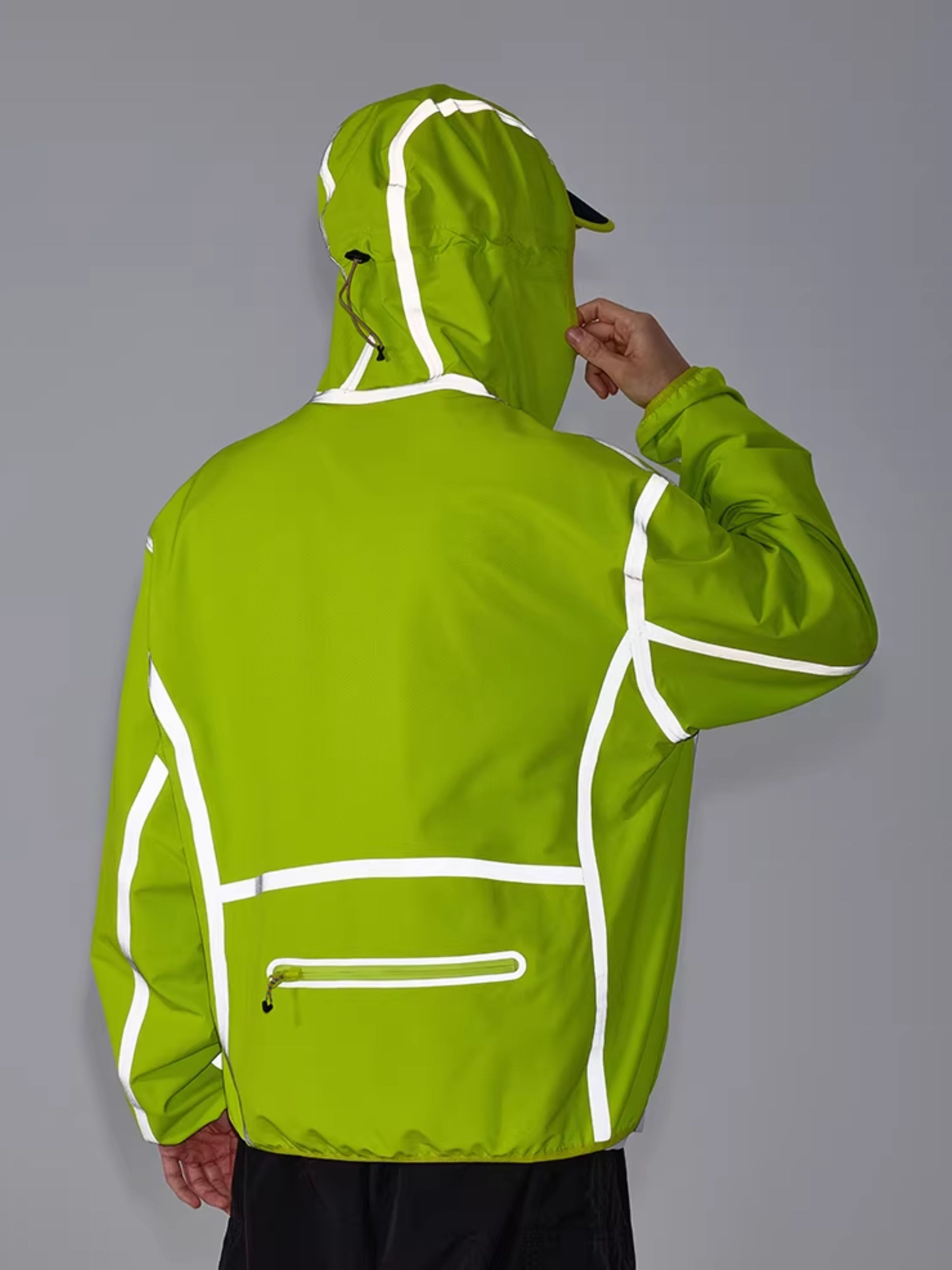 GorgePoint - Unisex Reflective Taped Water-Repellent Hard Shell Jacket