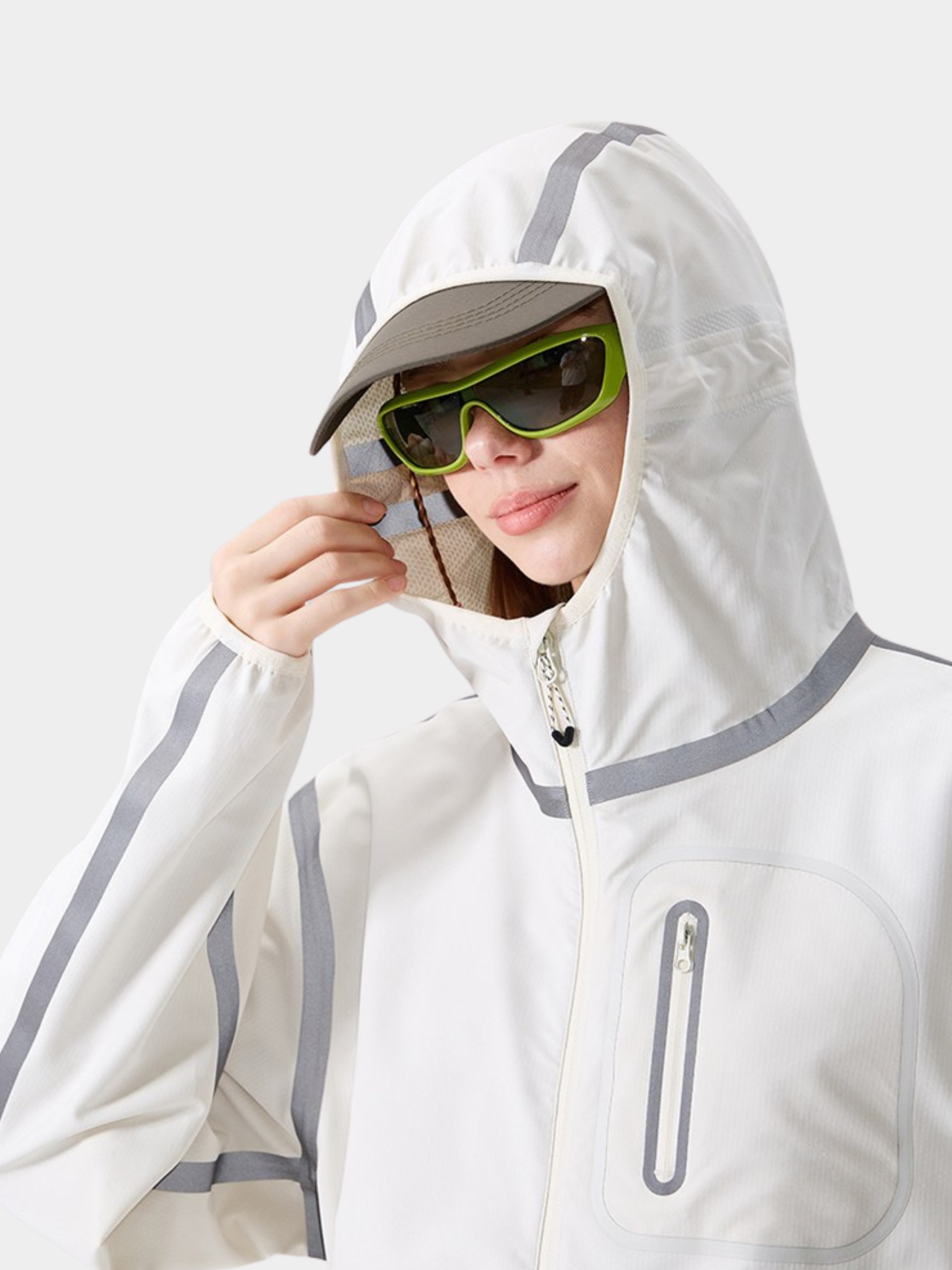 GorgePoint - Unisex Reflective Taped Water-Repellent Hard Shell Jacket