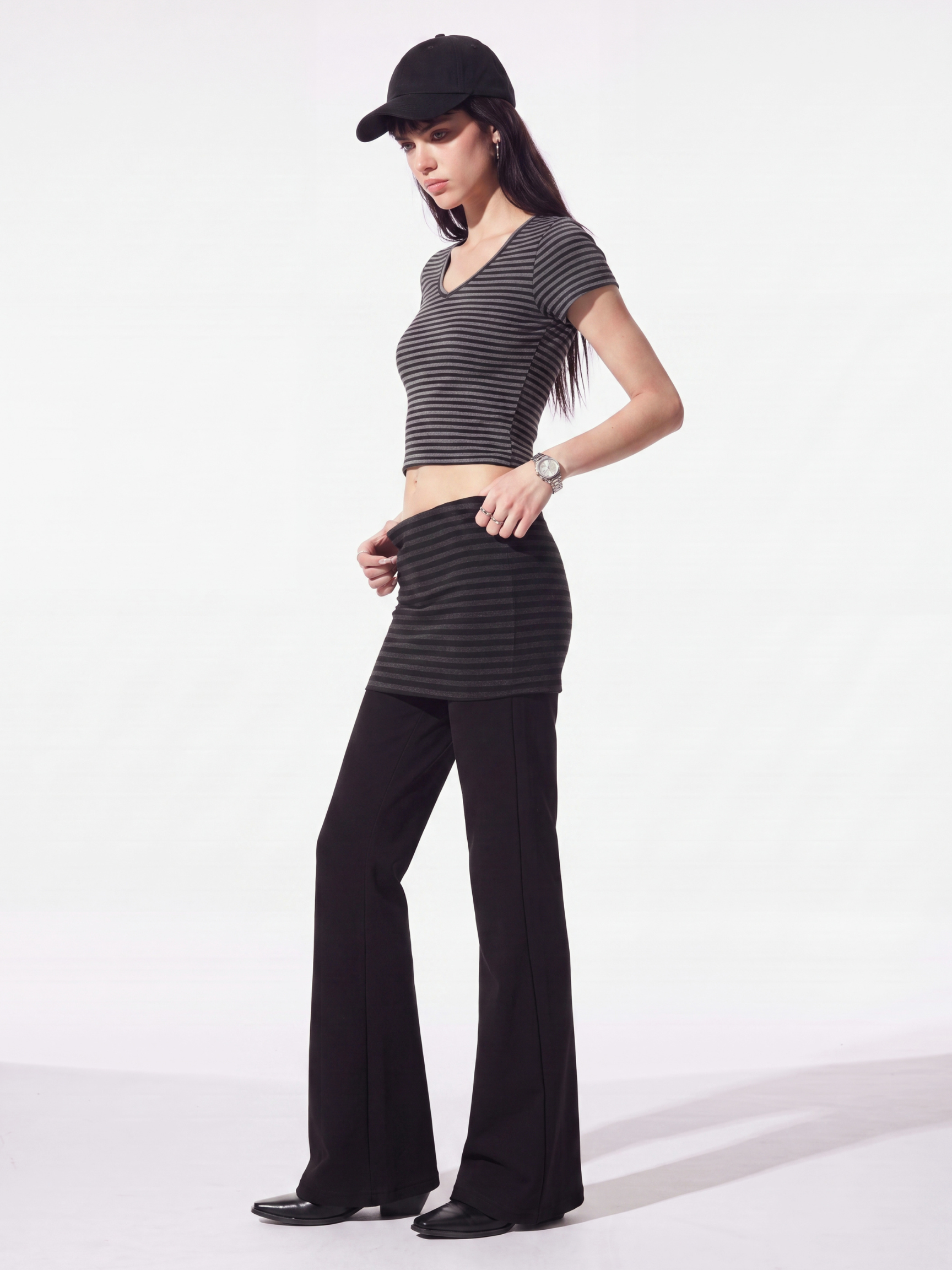 SlimFlare - Women's Slim Fit High-Waist Flared Pants