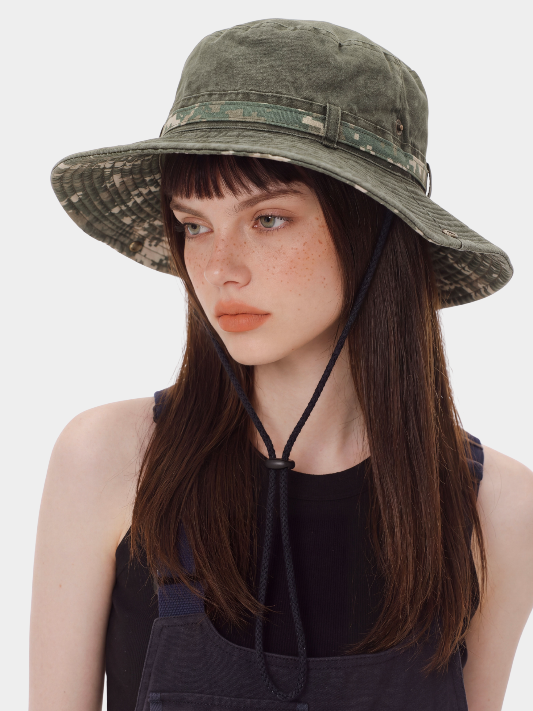 FadeCam - UPF50+ Protection Washed Camouflage Sun Bucket Hat