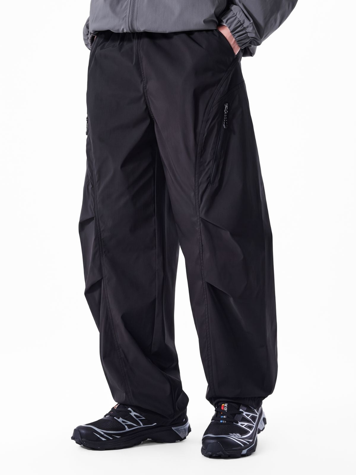 EchoWall - Water-Repellent Wind-Resistant Color-Block Paratrooper Pants