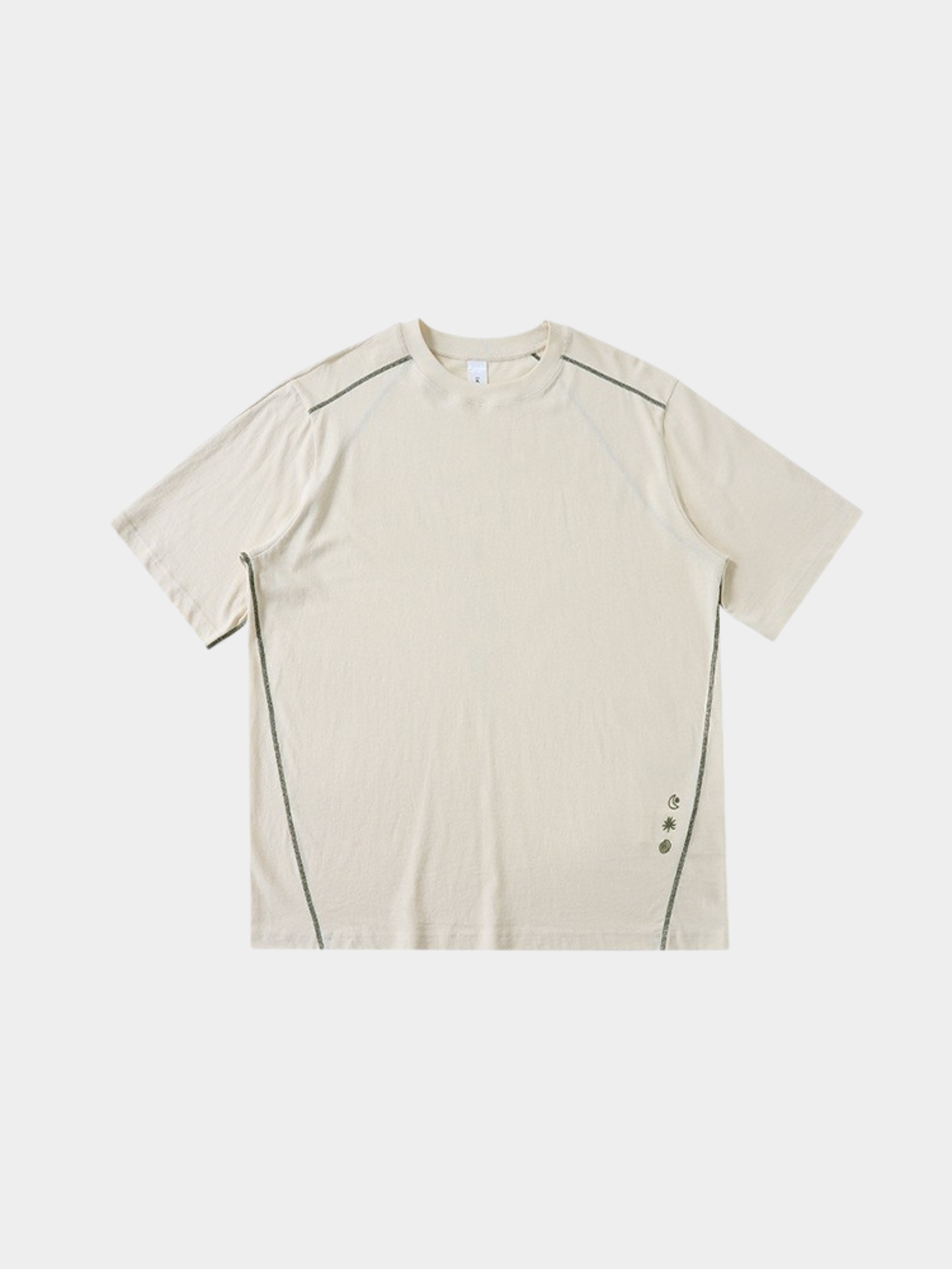 WildDash - Lightweight & Moisture-Absorbing Contrast Stitch Cotton T-Shirt
