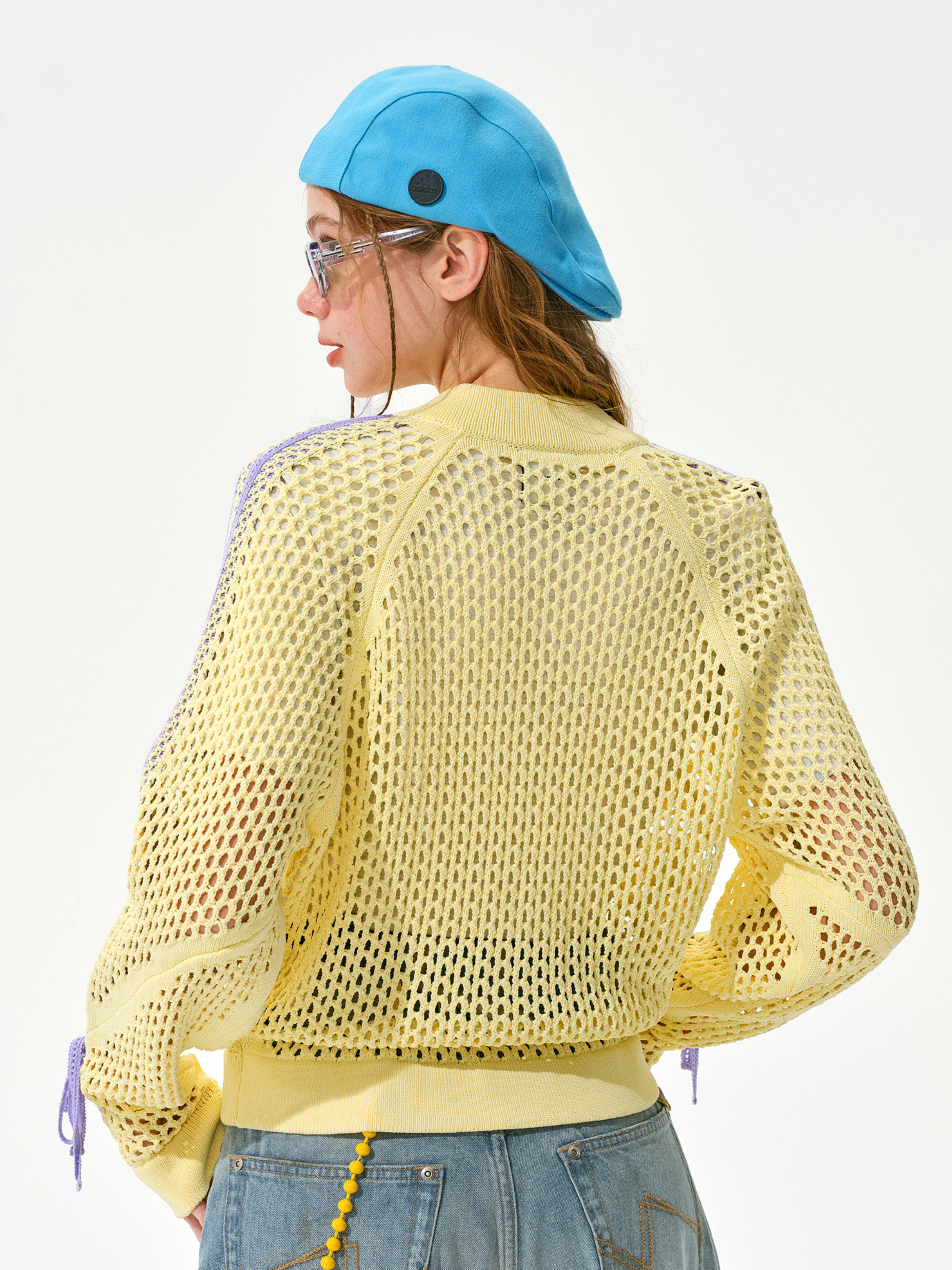Drift - Women's Colorblock Mesh Stripe Zip-Up Jacket