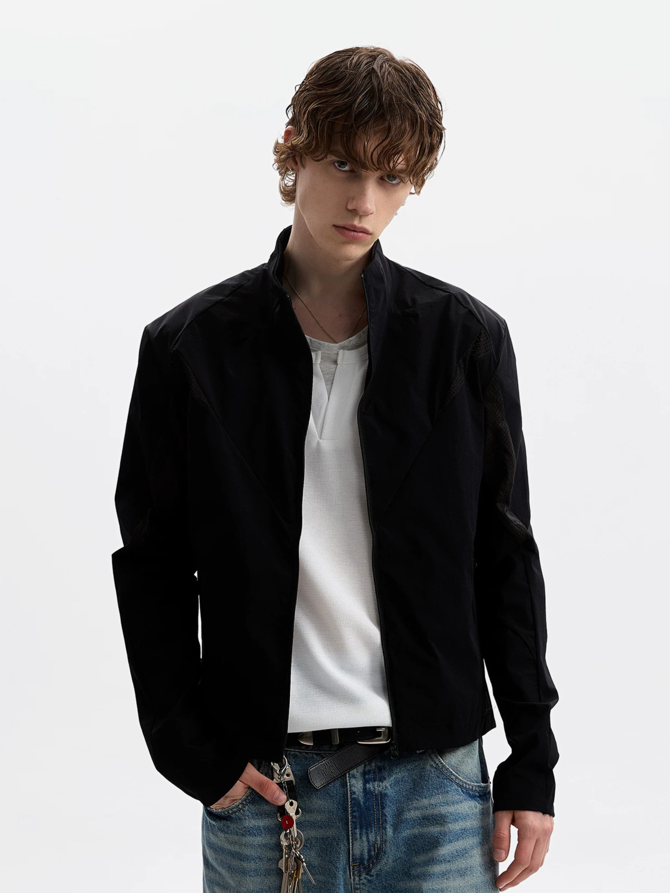 Claytrail - Men's UPF50+ Mesh Breathable Stand Collar Sun Protection Jacket