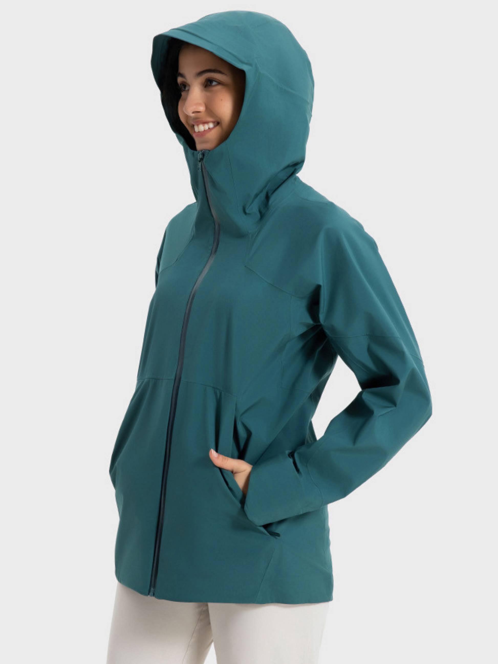 MesaNest - Women's Waterproof Windproof Stain-Resistant Hooded Shell Jacket GONGGAR SPORTS