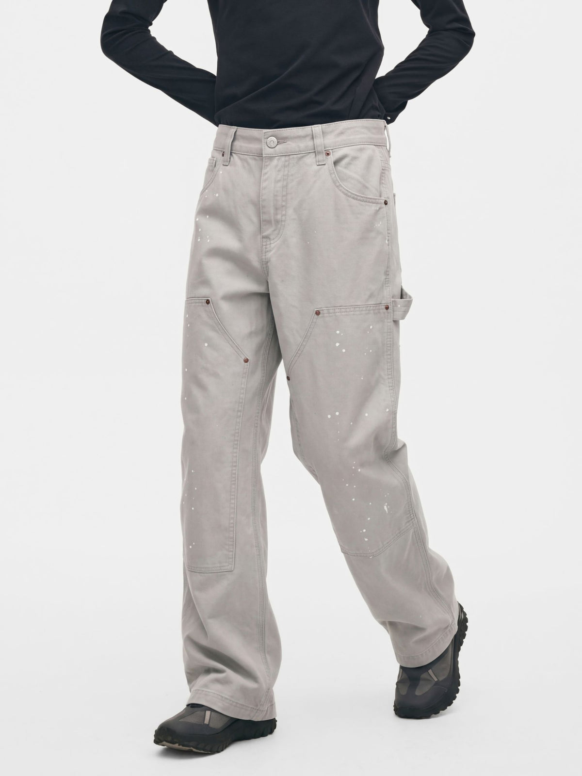 TrailDrift - Hand-Splattered Cotton Cargo Pants