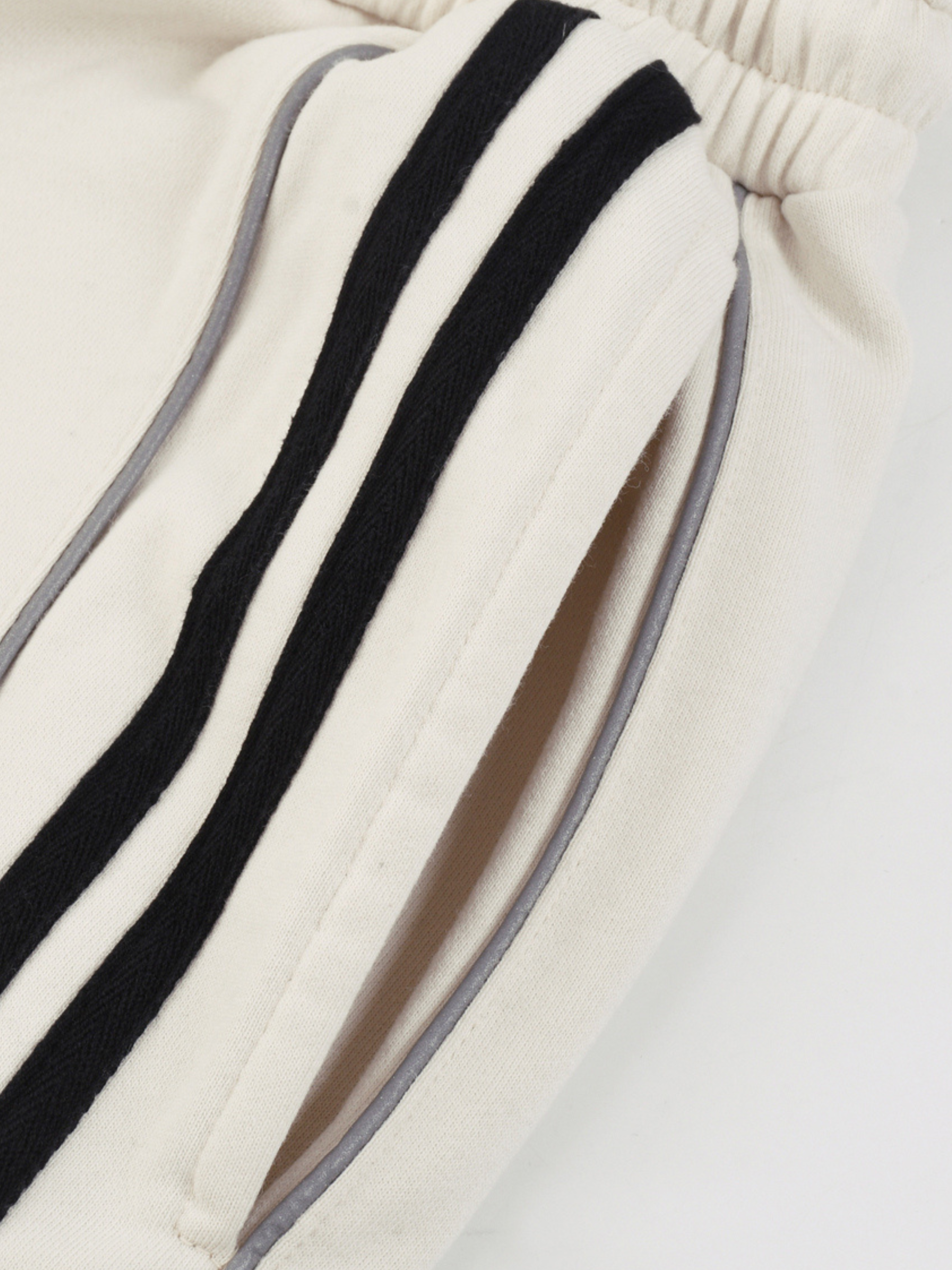 Thunderclaw - Reflective Stripe Straight-Leg Jogger Pants