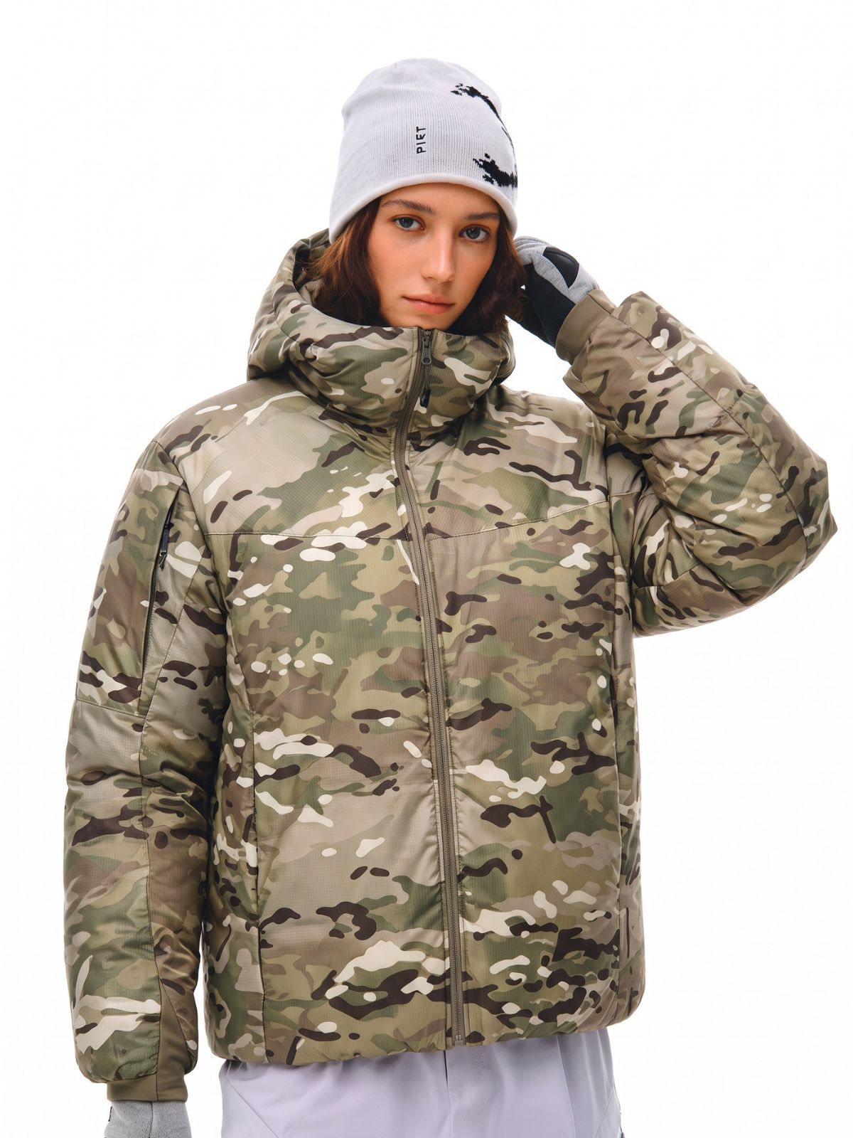 Barkcrack - Lightweight Wind-Resistant Hooded Insulated Jacket