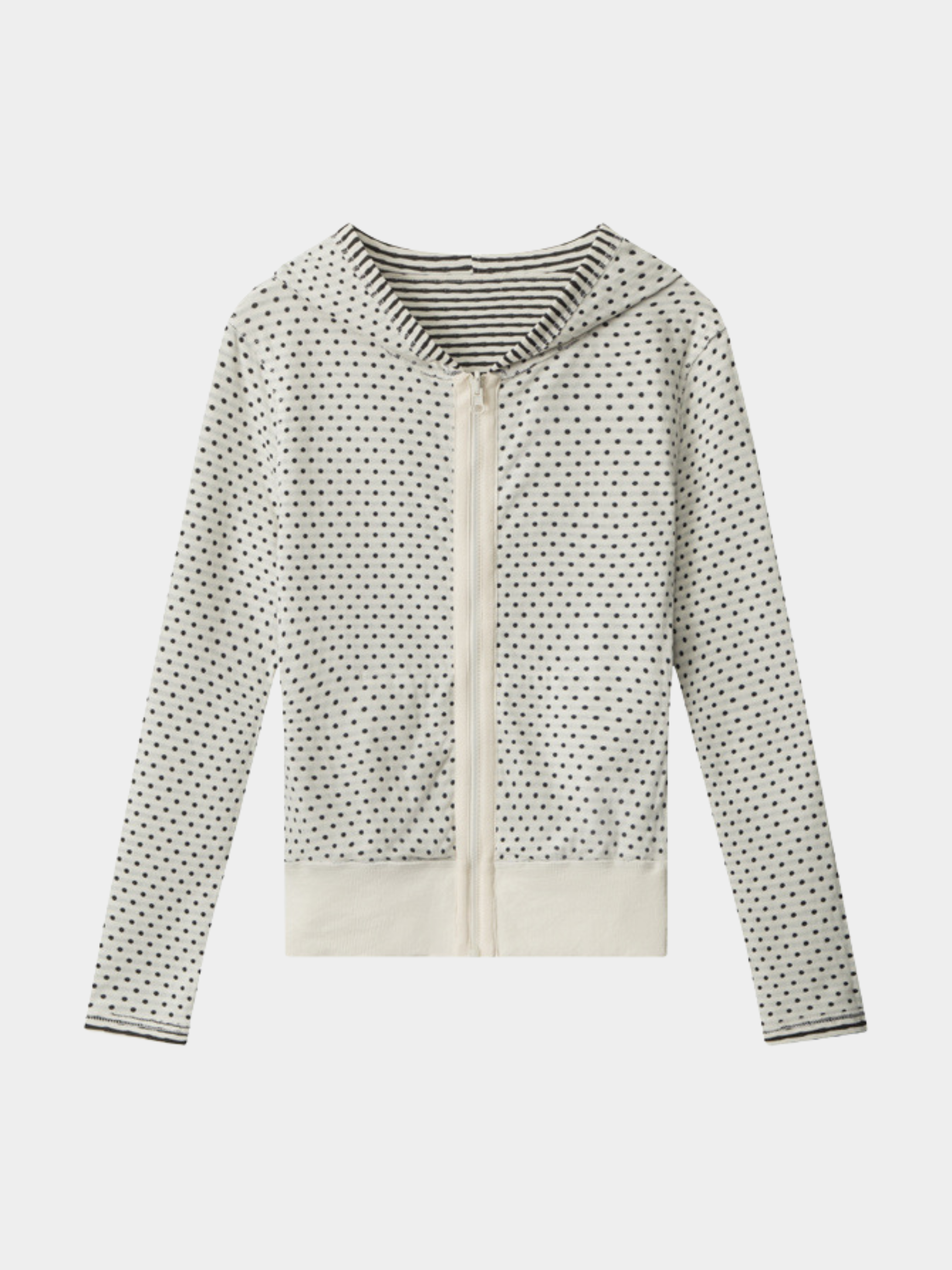 FlipStripe - Women's Reversible Stripe & Spot Print Jacket