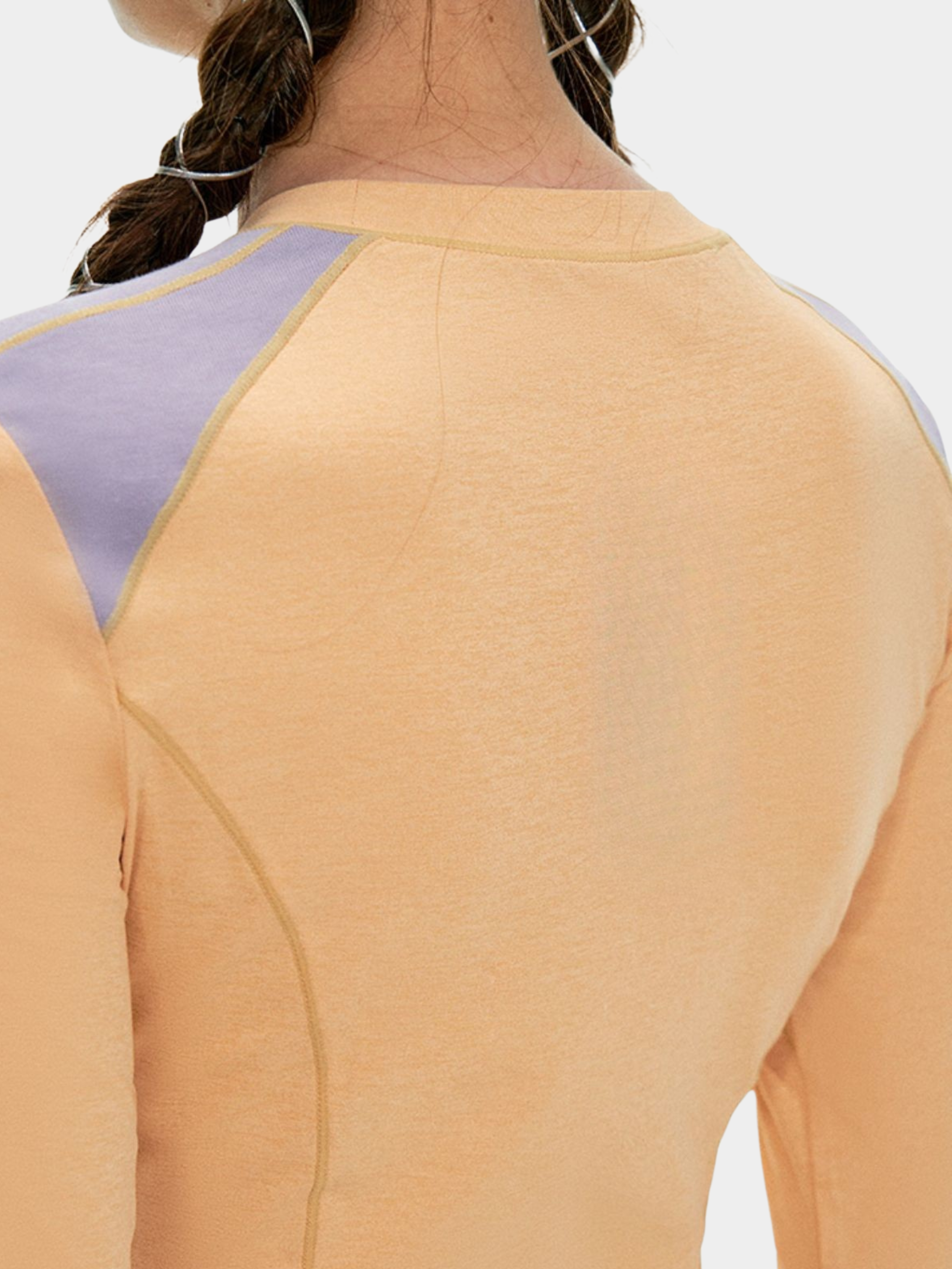 Moonfire - Moisture-Wicking Colorblock Fitted Base Layer Top