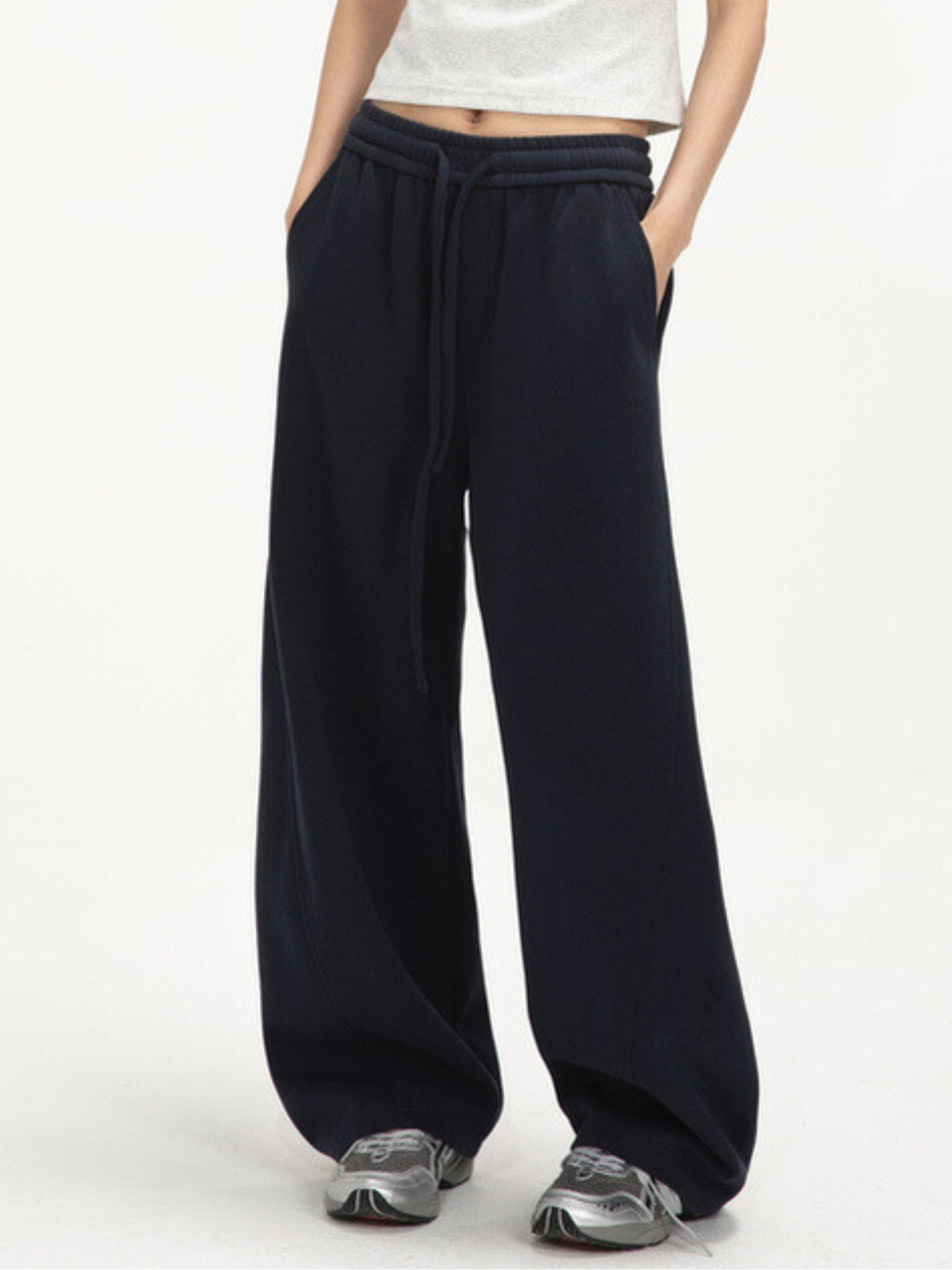 Peakstream - Women's Solid Drape Straight-Leg Sweatpants