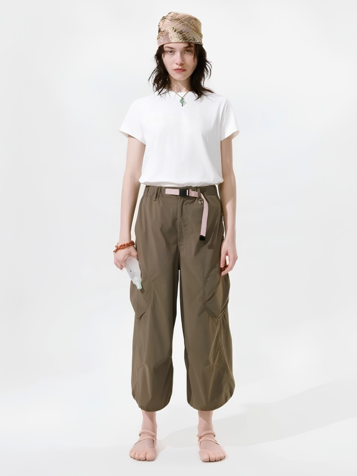 FoldDraw - Unisex Quick-Dry Adjustable Pleated Lightweight Cropped Pants