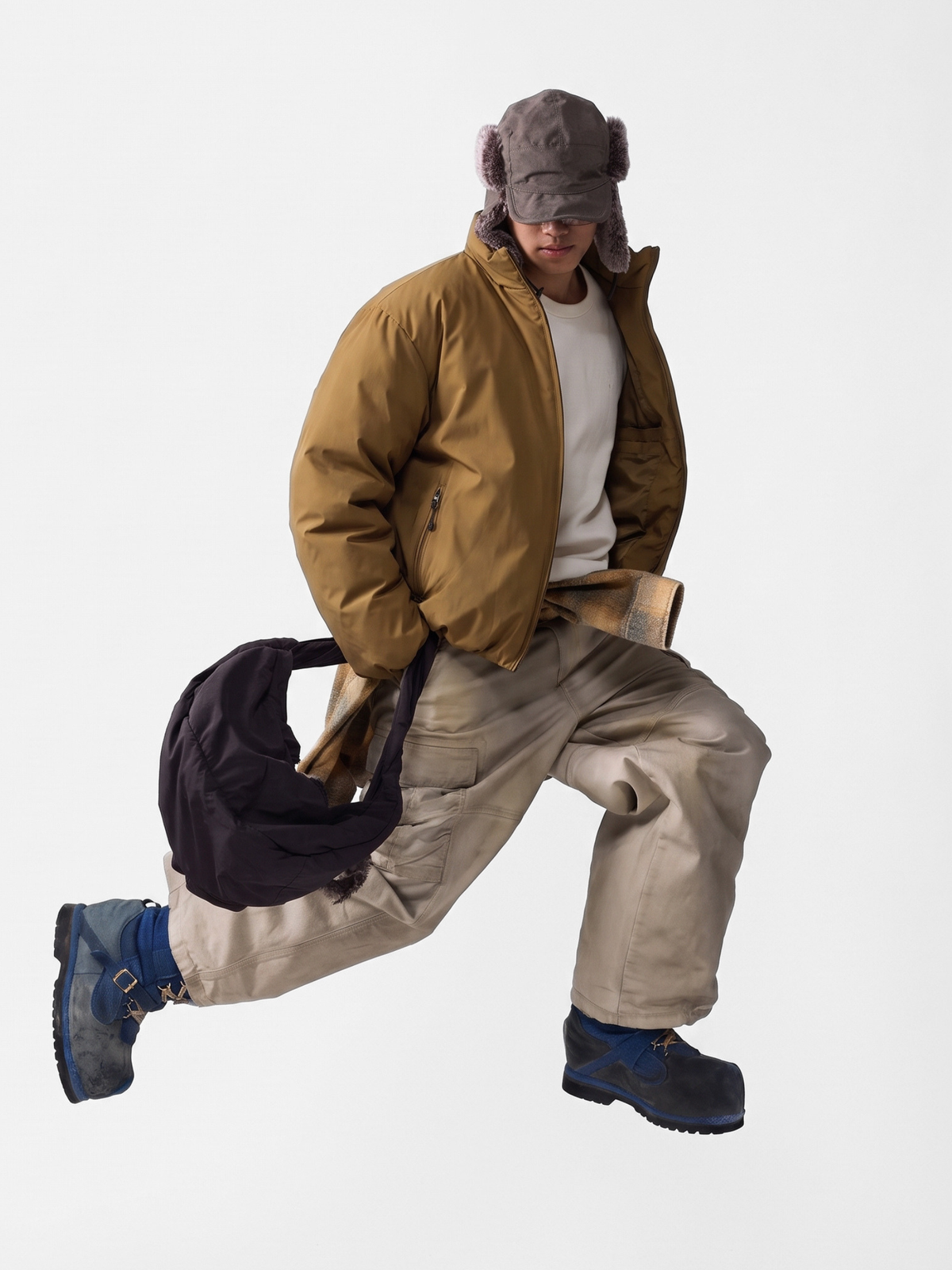 Thawpath - 90% White Duck Down Stand Collar Jacket