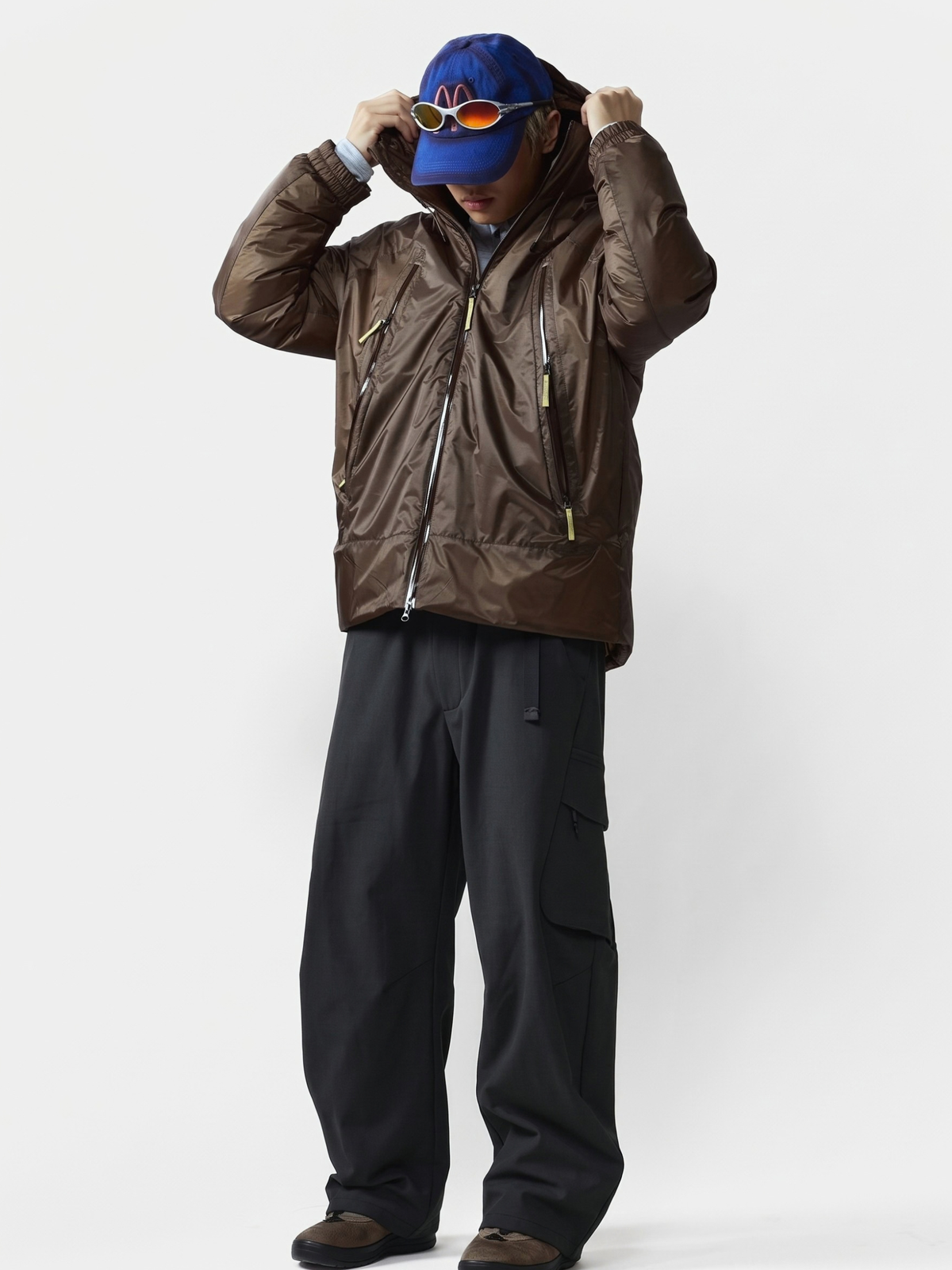 Dawntrail - 90% White Duck Down Hooded Insulated Jacket