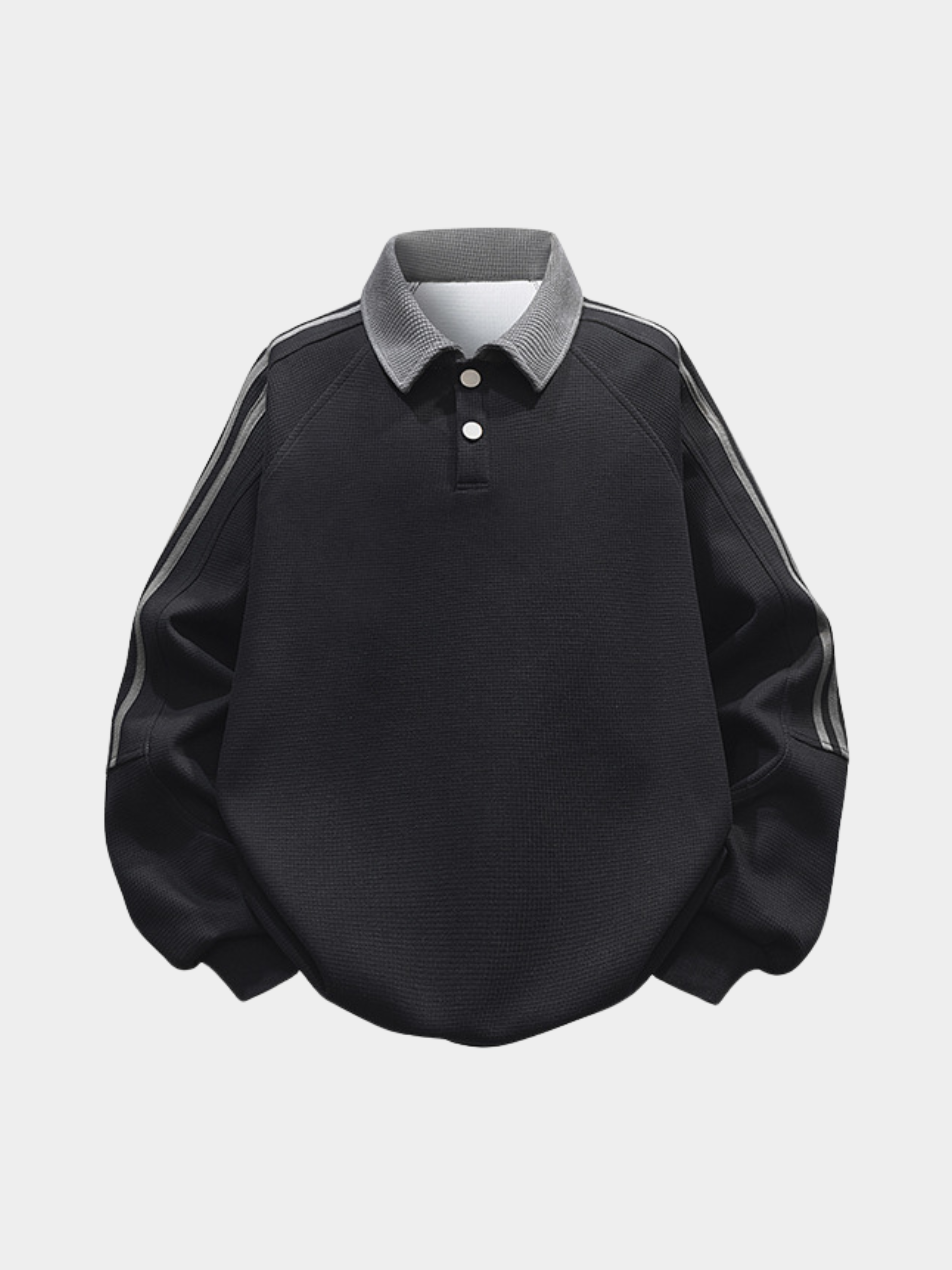 DryFlask - Men's Polo Collar Pullover Sweatshirt
