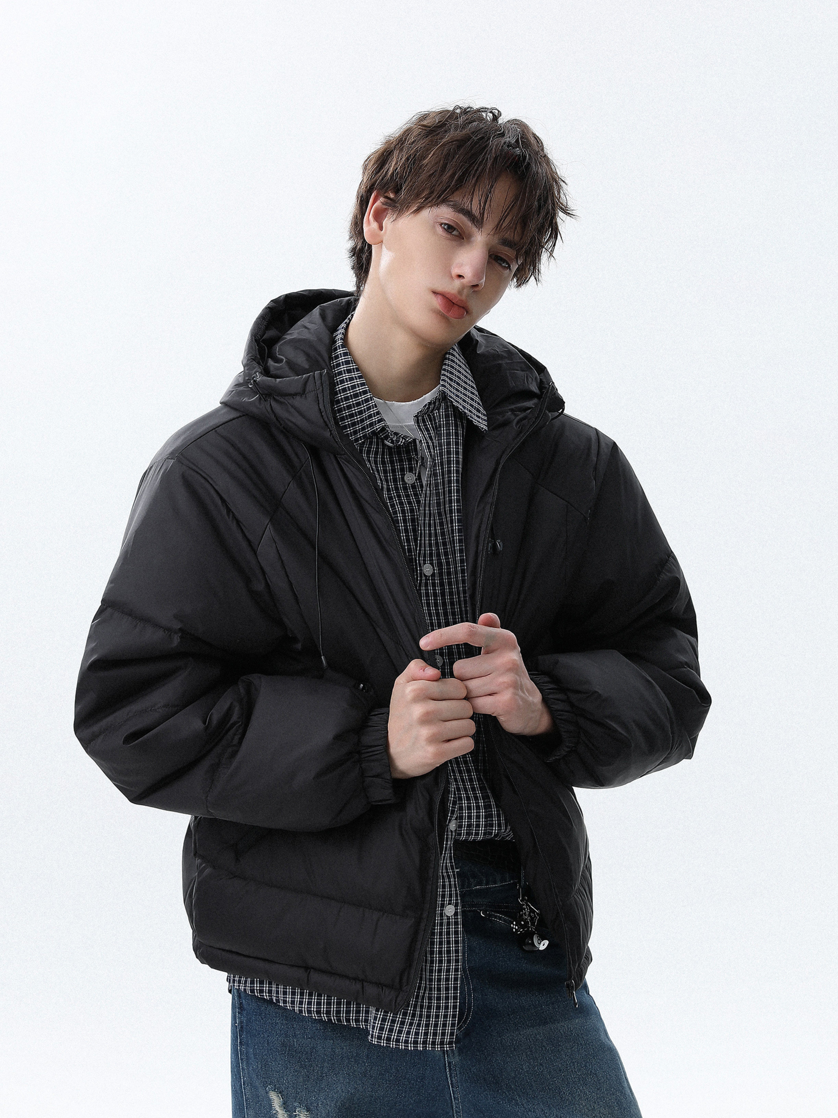 Trailcraft - Unisex Solid Color Quilted Loose Padded Jacket