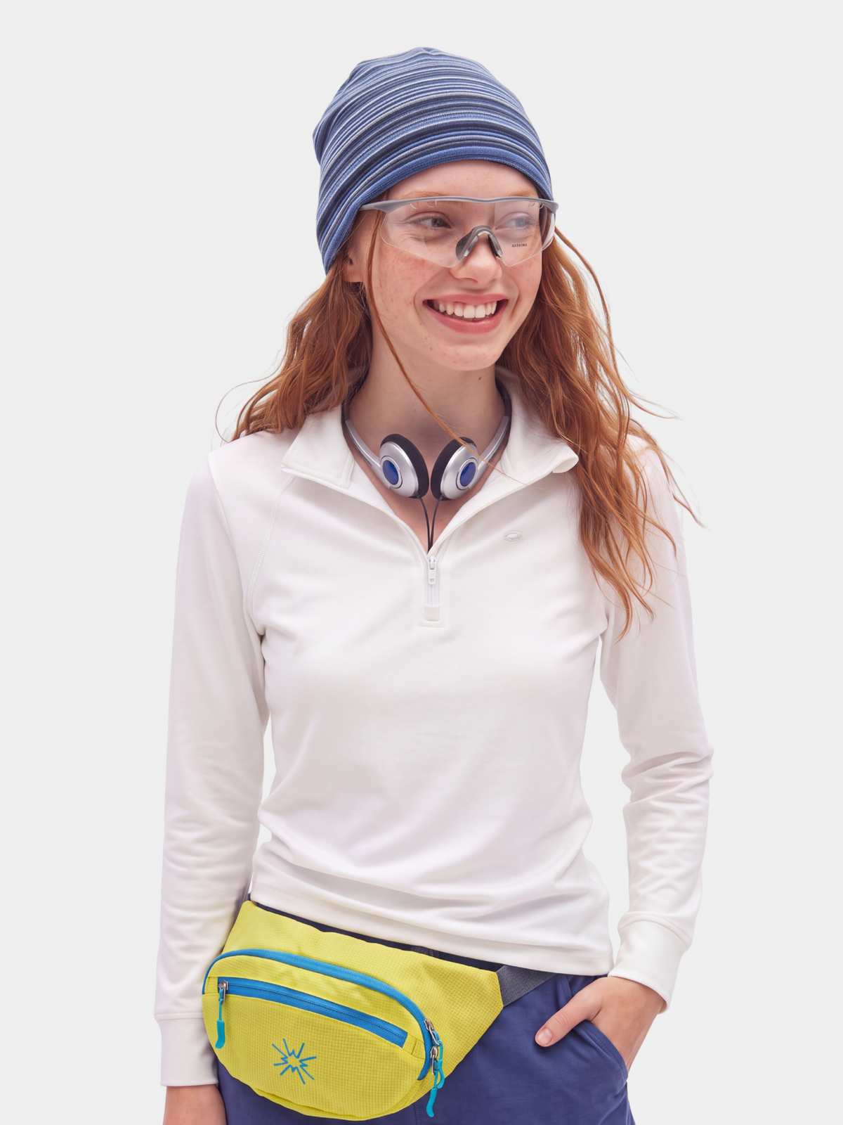 FrameDrift - Half-Rim UV Protection Photochromic Sunglasses