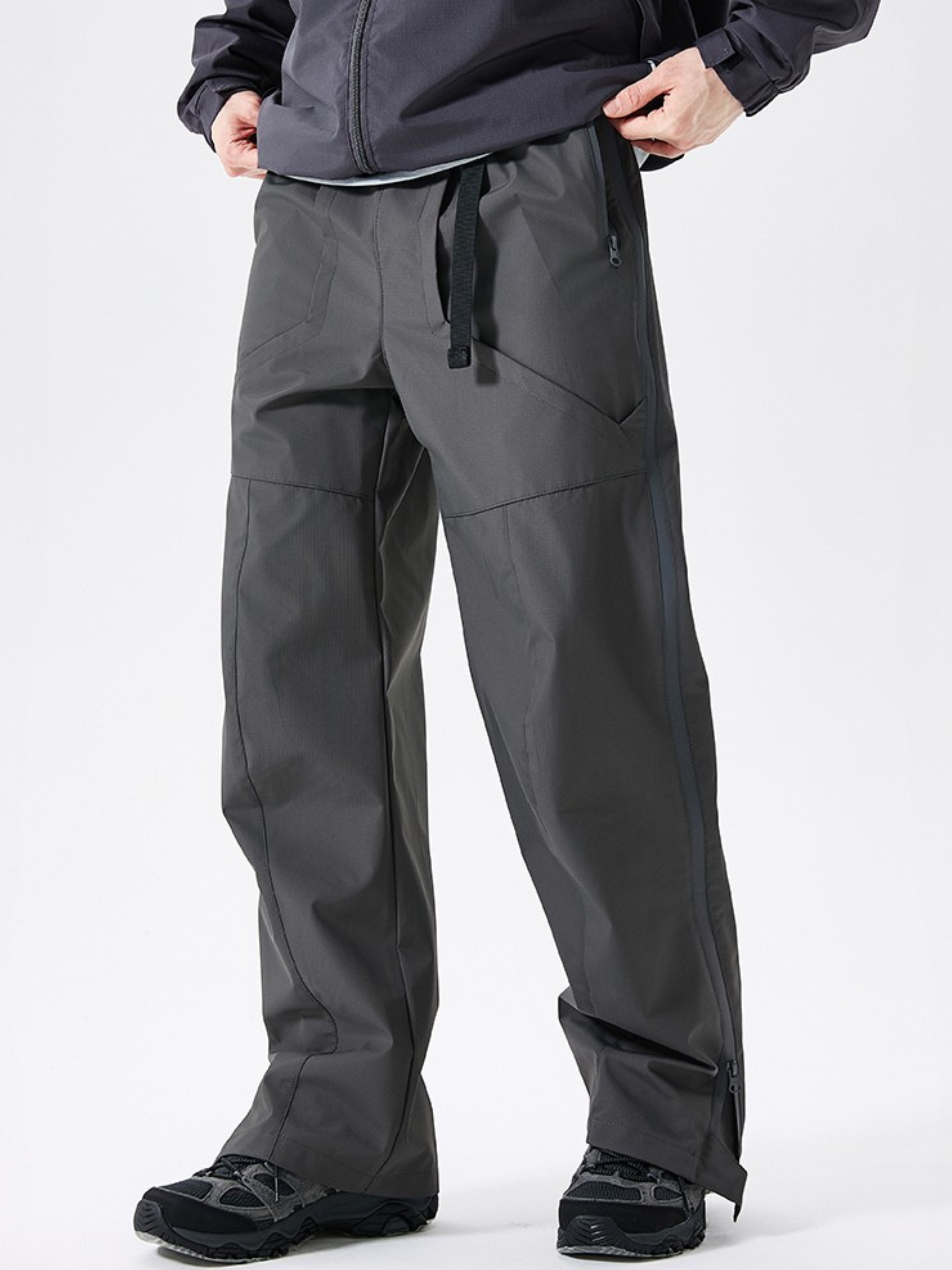 FireBench - Men's Water-Repellent Quick-Release Side Zipper Hard Shell Pants