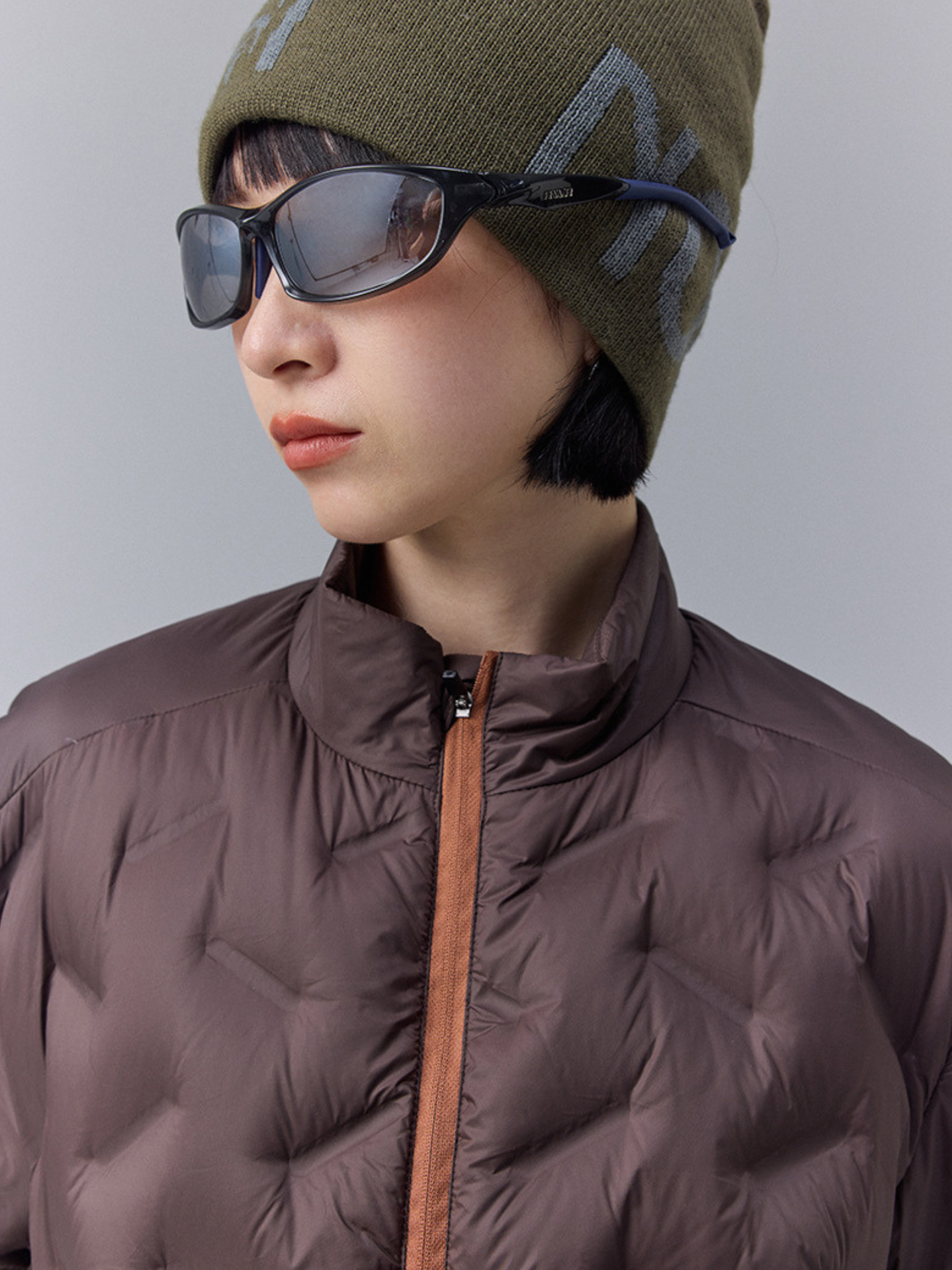 DryBench - Unisex Spliced Collar Outdoor Down Jacket