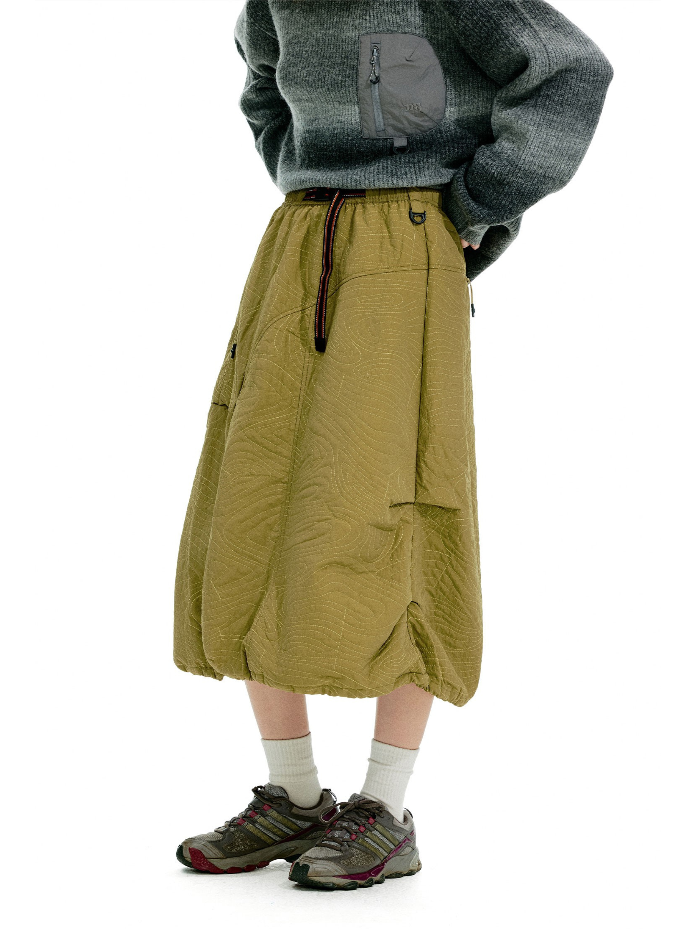 Emberflare - Women's Quilted Insulated Midi Skirt