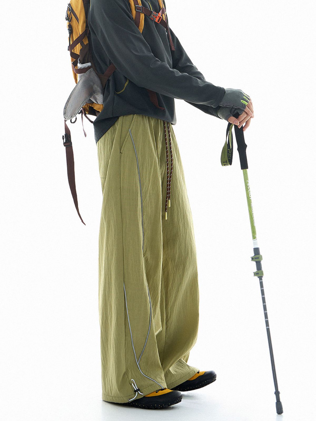 Shadetrek - Unisex Lightweight & Reflective Color-Block Wide-Leg Pants