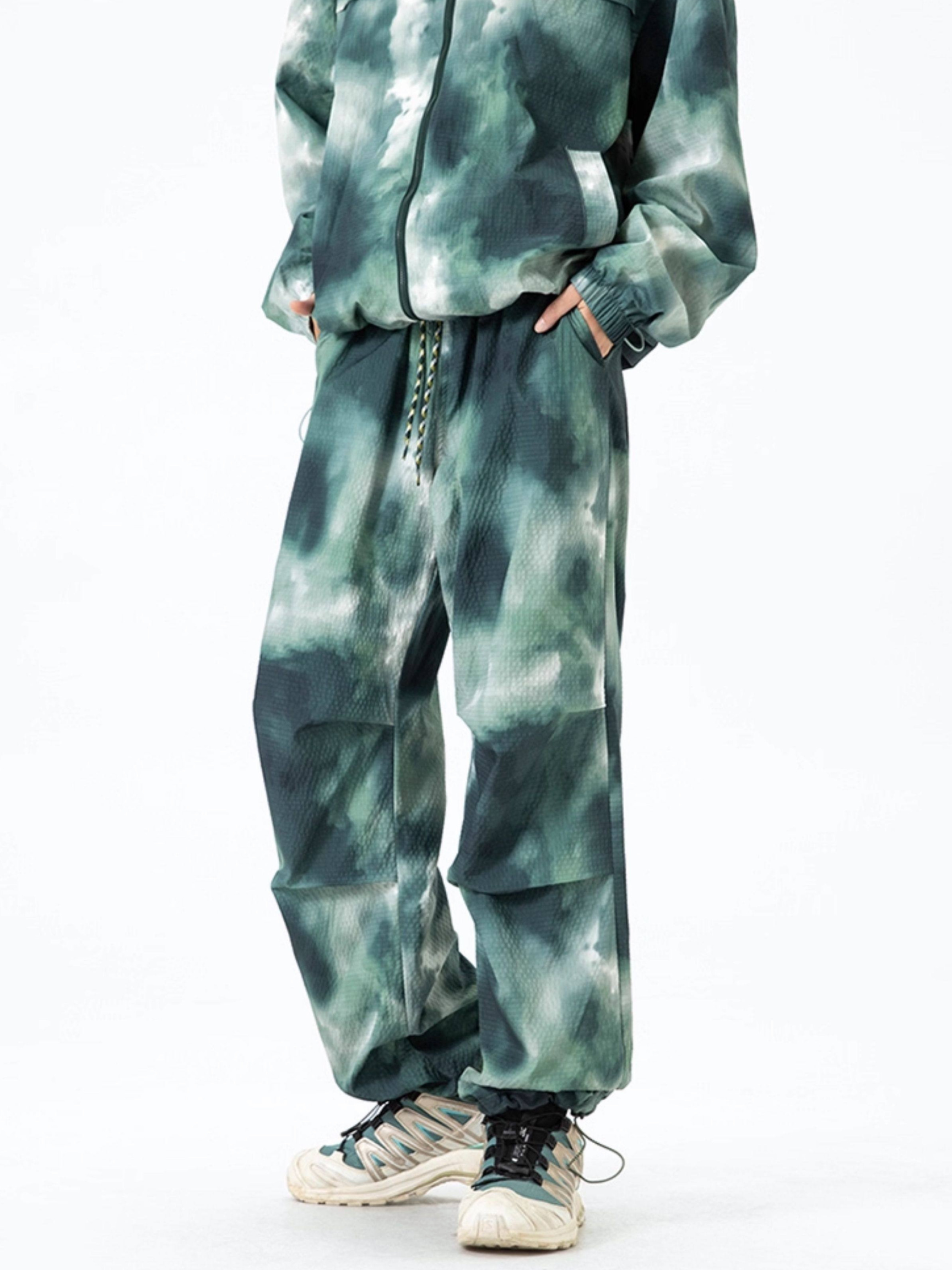 Crimp - Water-Repellent Tie-Dye Cargo Pants