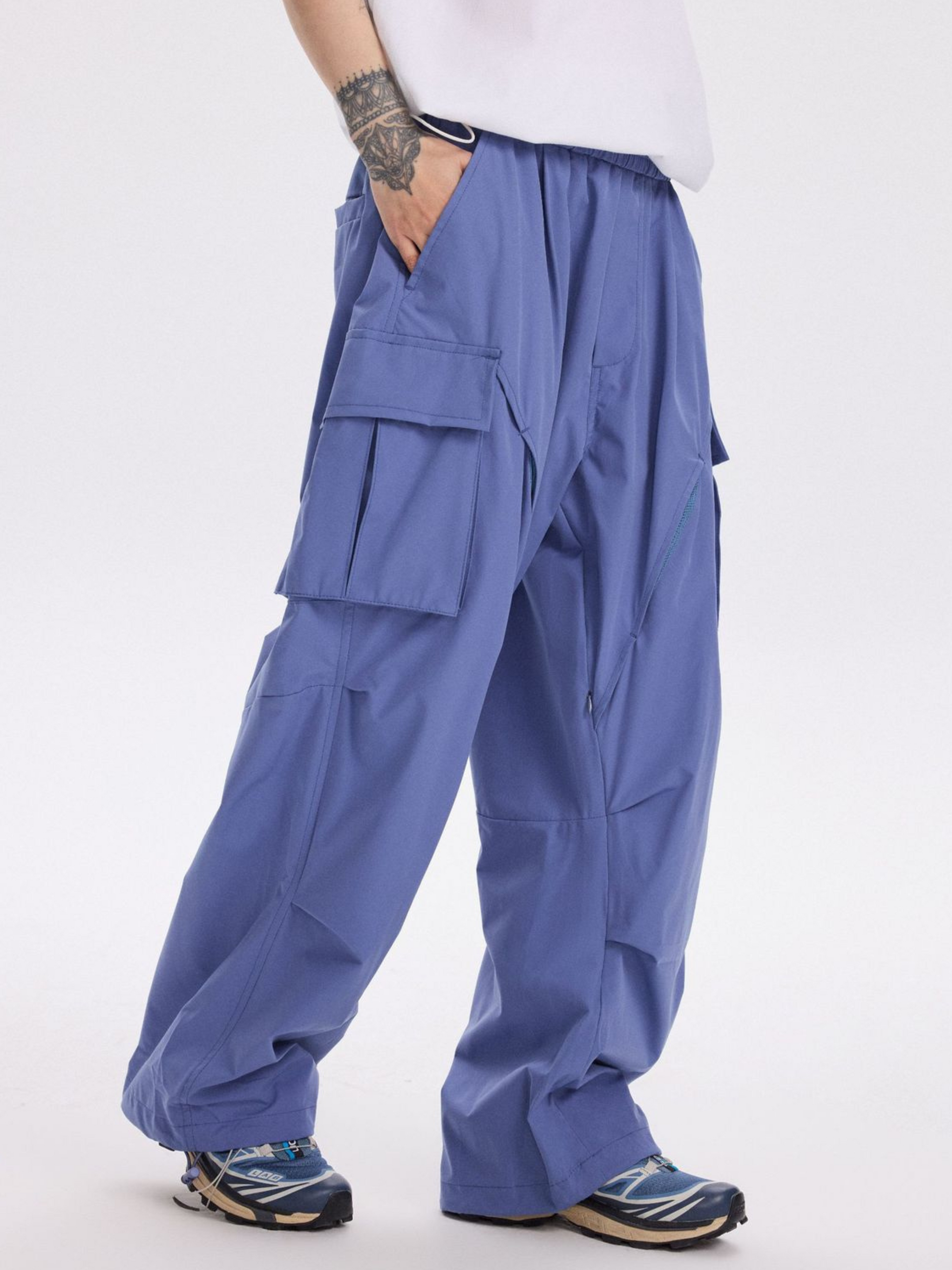 Eaglenest - Unisex Breathable Wide-Leg Utility Cargo Pants GONGGAR SPORTS